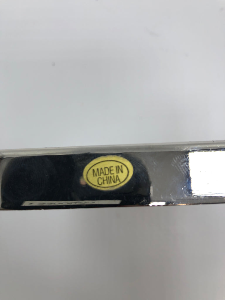 GOOD VIBES ONLY SILVER METAL BLOCK.