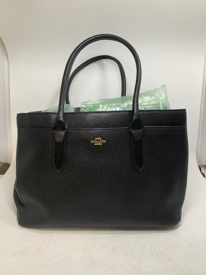 Coach Bailey Carryall Crossgrain Leather Shoulder Bag