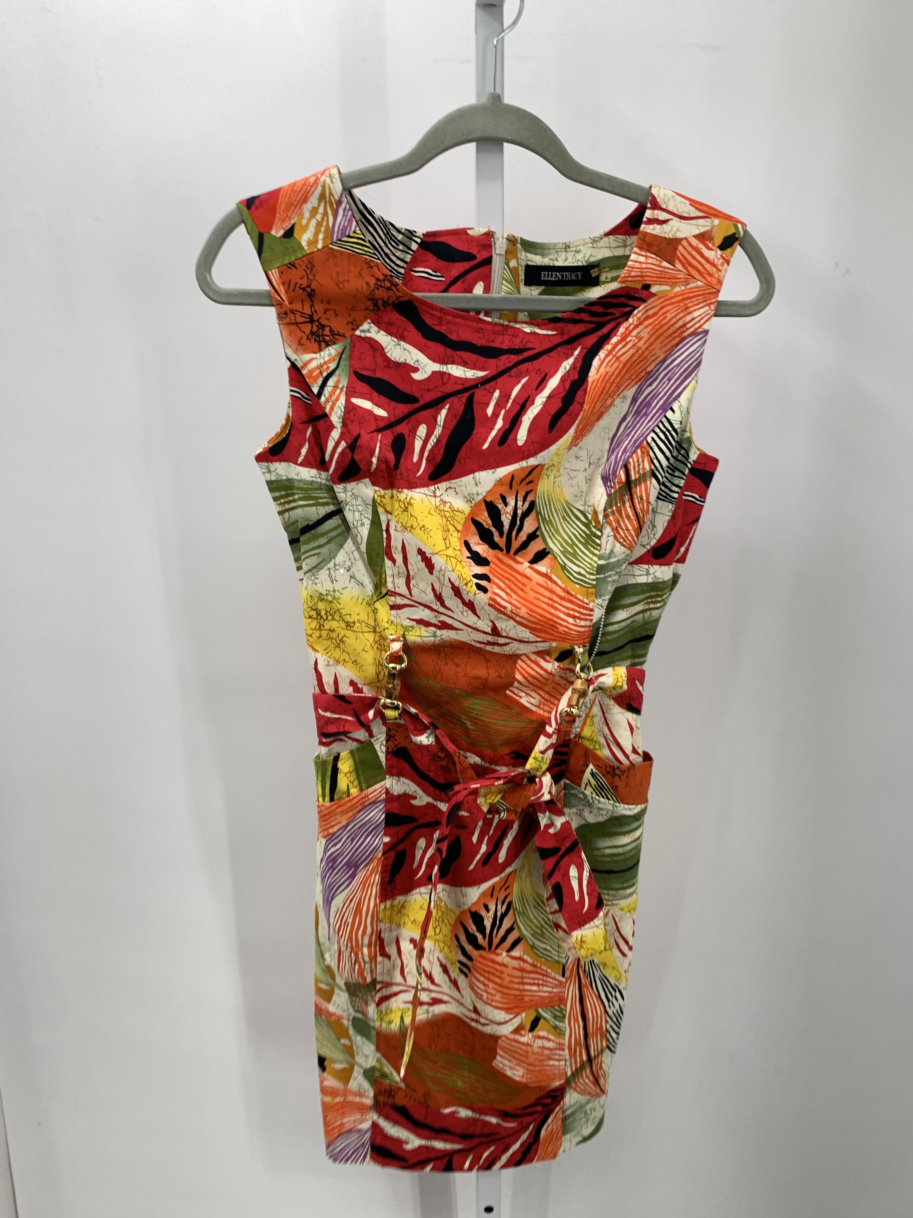 Ellen Tracy Size 4 Misses Sleeveless Dress