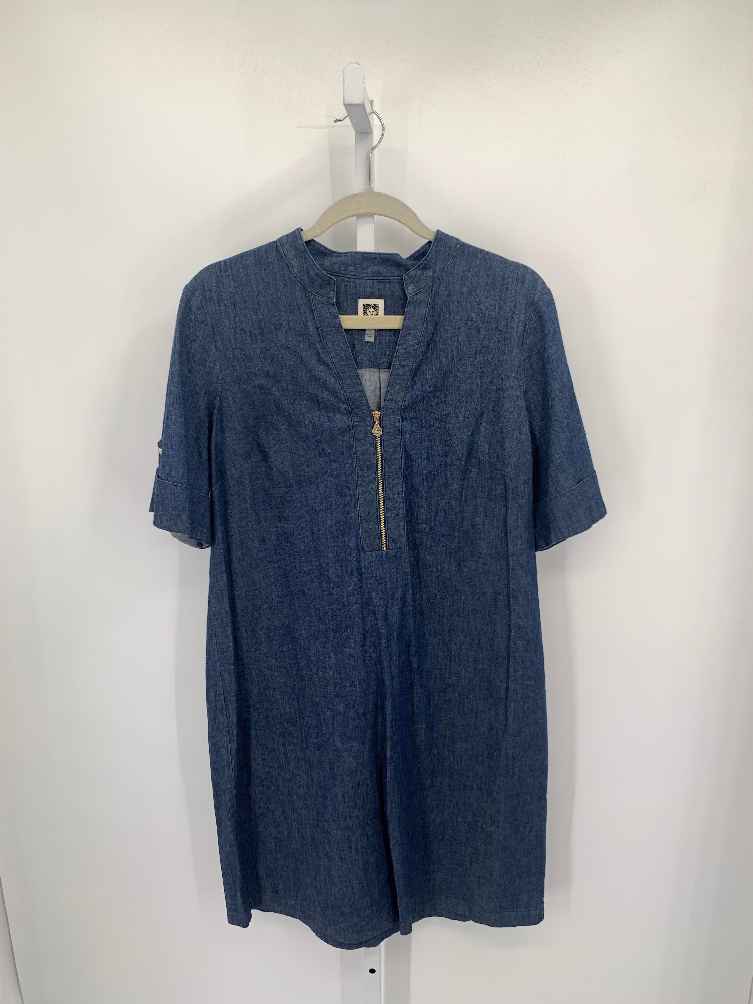 Anne Klein Size 12 Misses Short Sleeve Dress