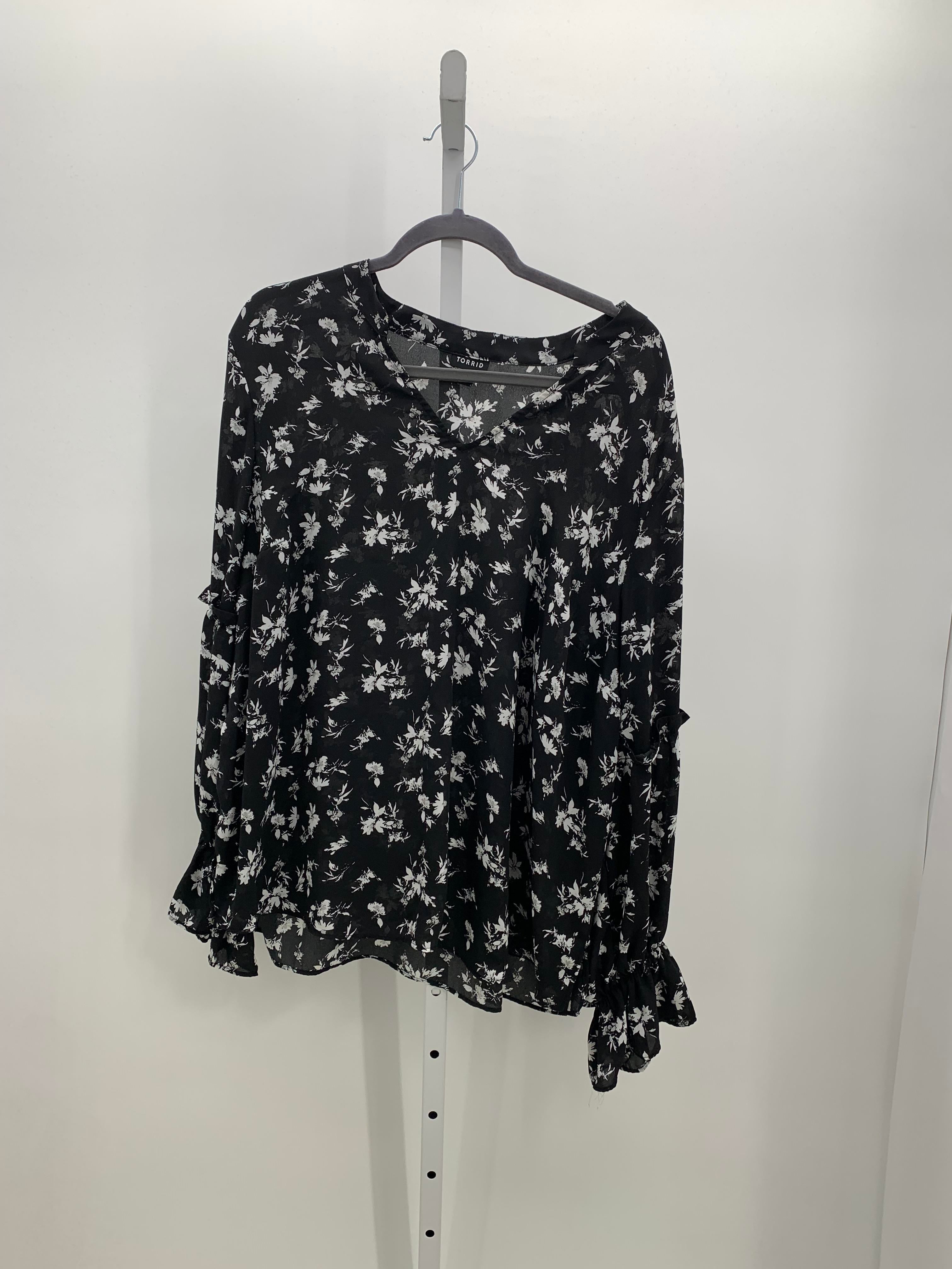 Torrid Size 2X Womens Long Sleeve Shirt