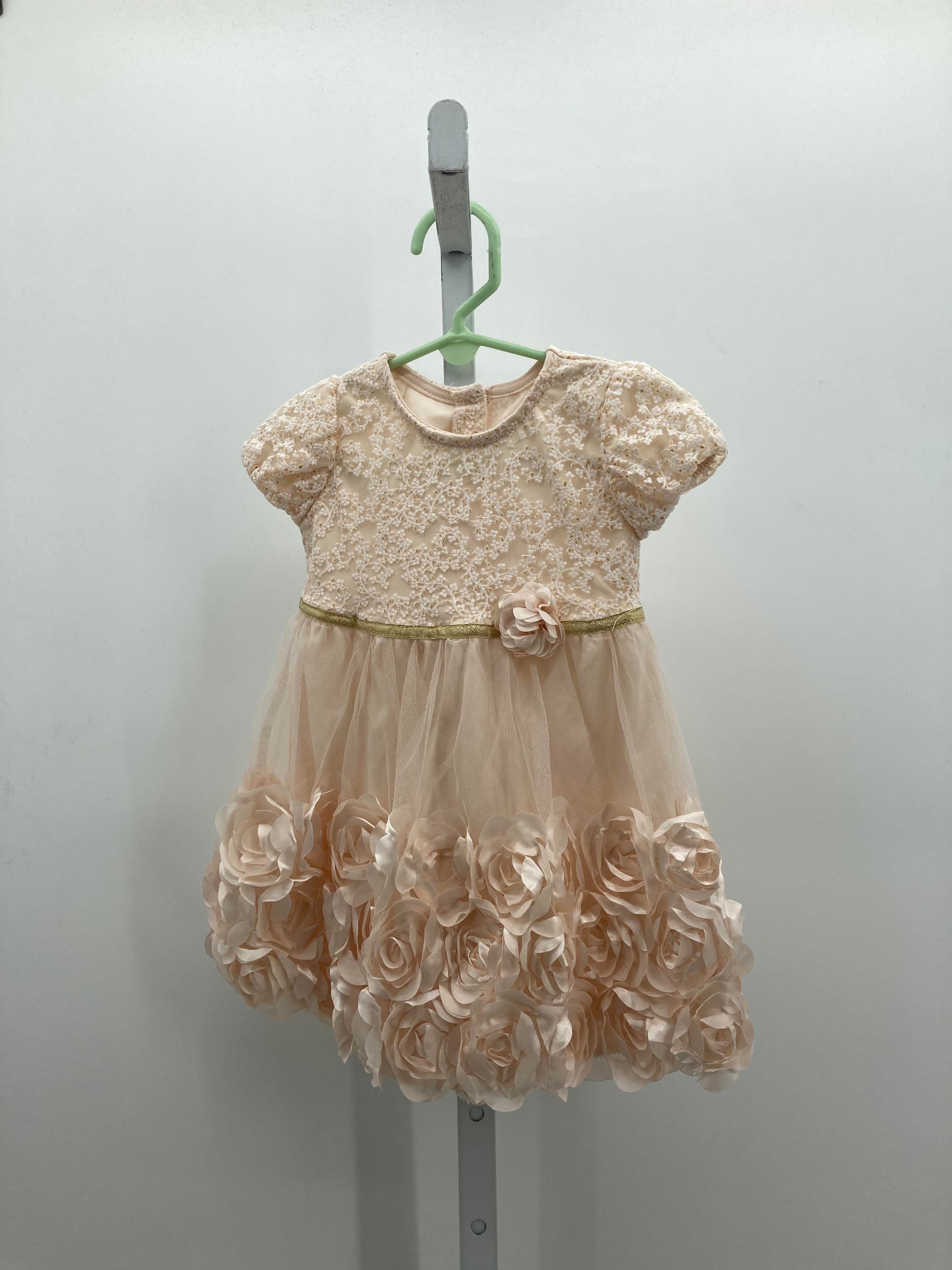 Nannette Size 2T Girls Short Sleeve Dress