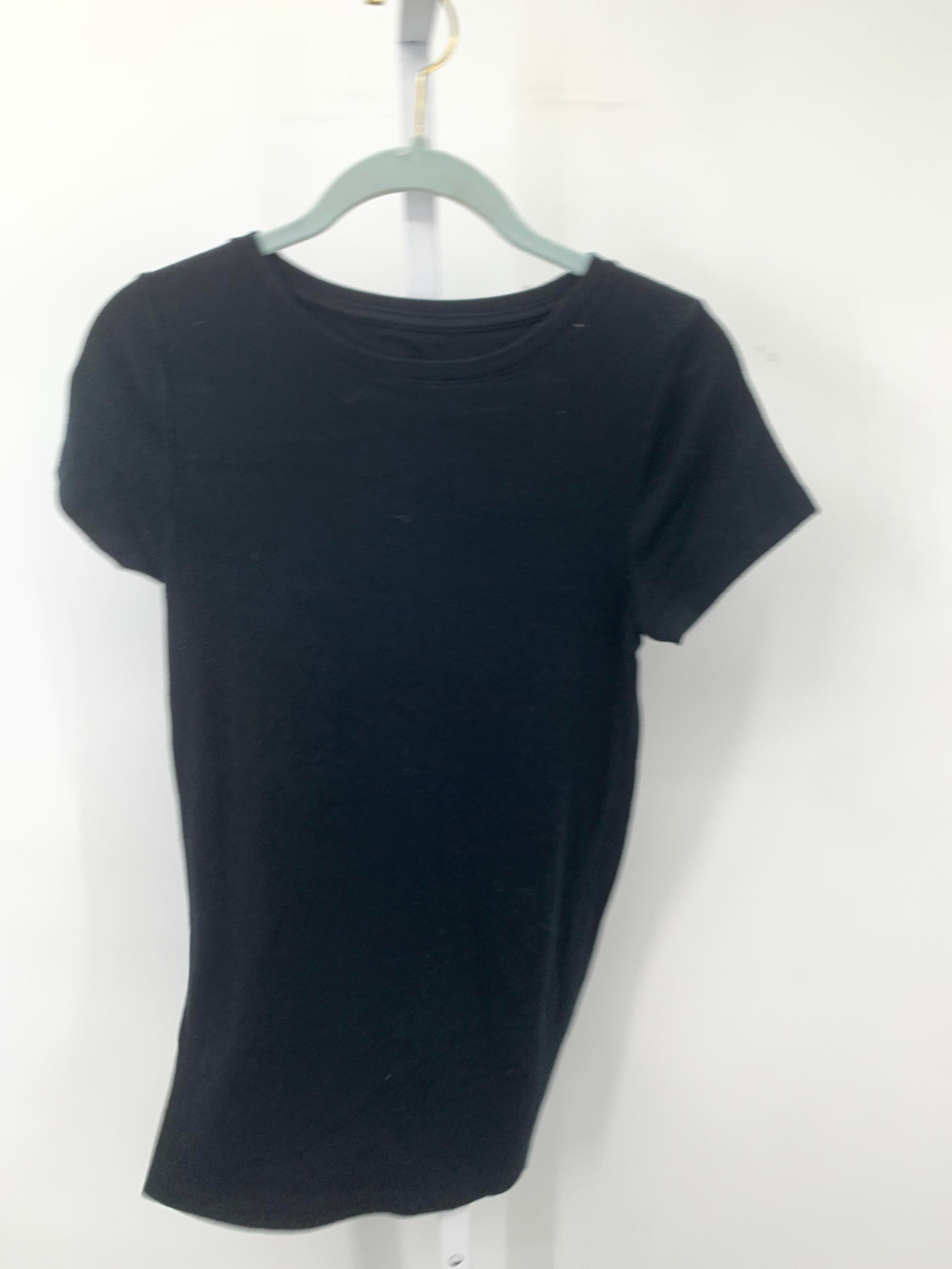 Isabel Black Size Small Maternity Short Sleeve Shirt