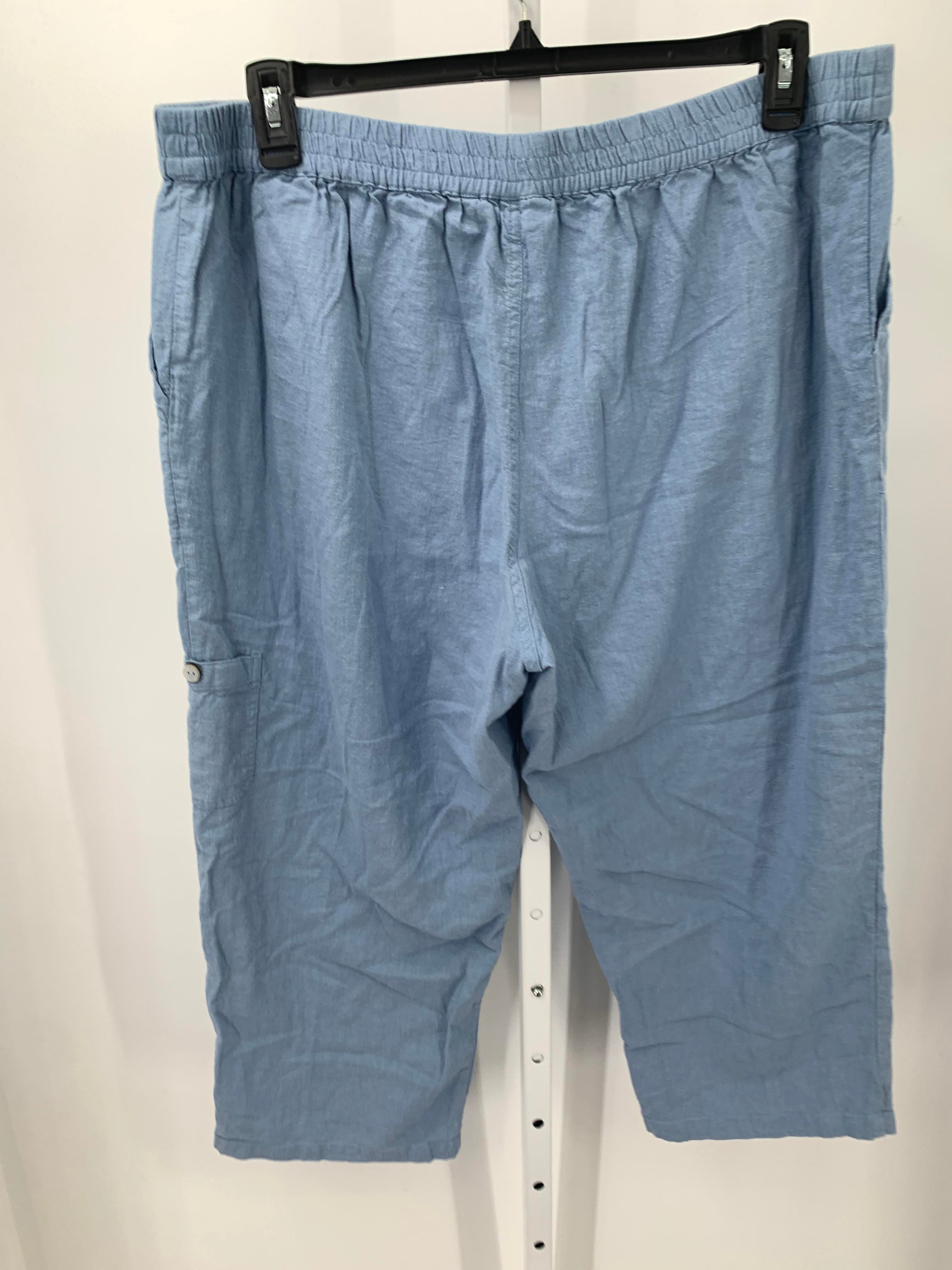 Susan Graver Size Extra Large Misses Cropped Pants
