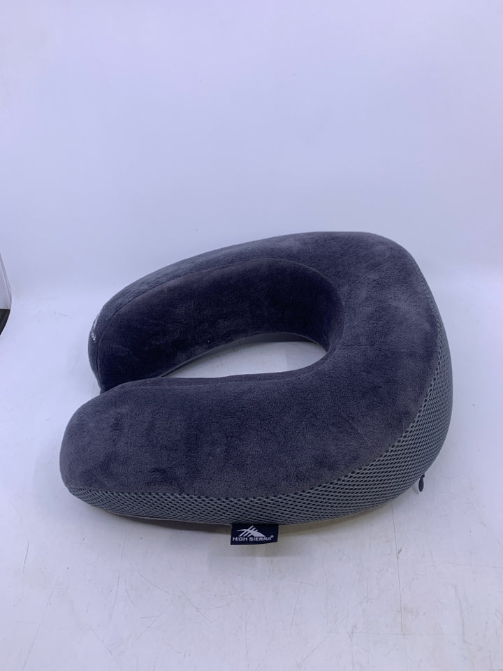 DARK GREY NECK PILLOW.
