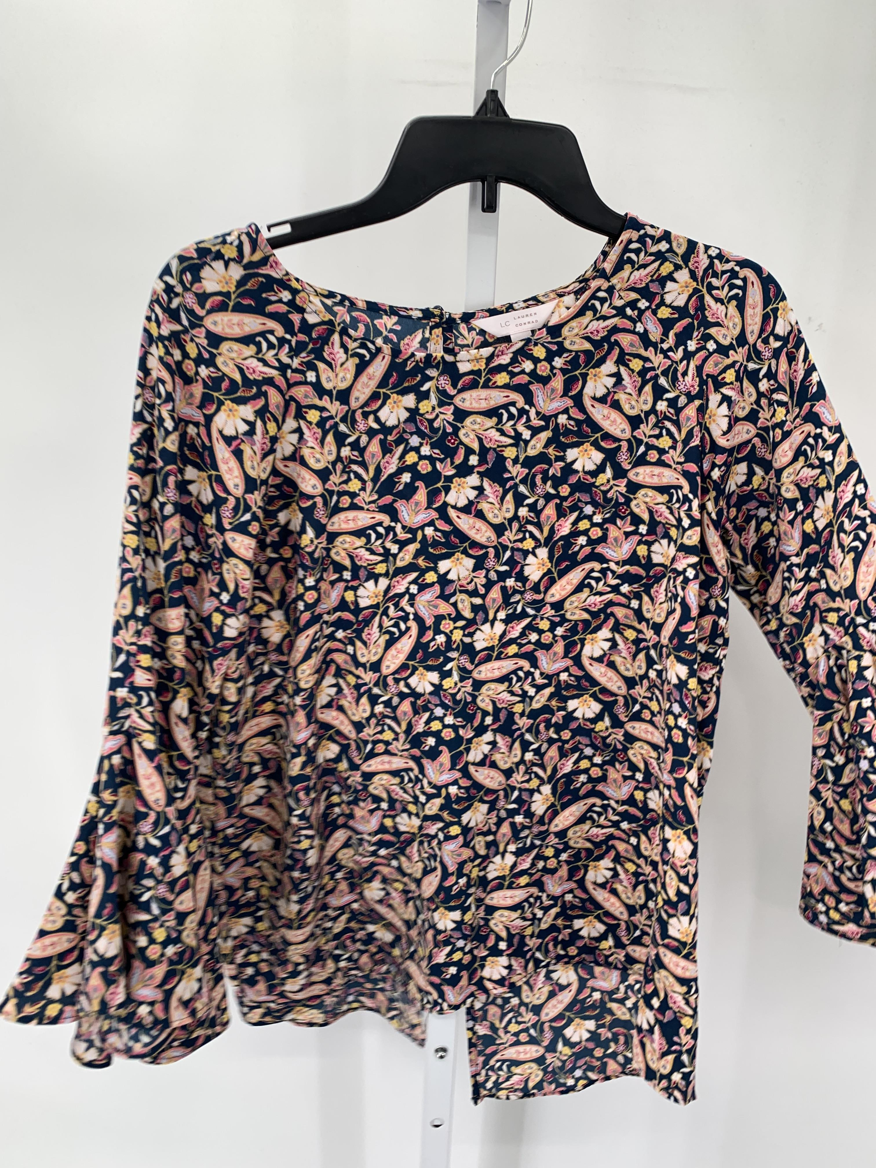 Lauren Conrad Size Medium Misses 3/4 Sleeve Shirt