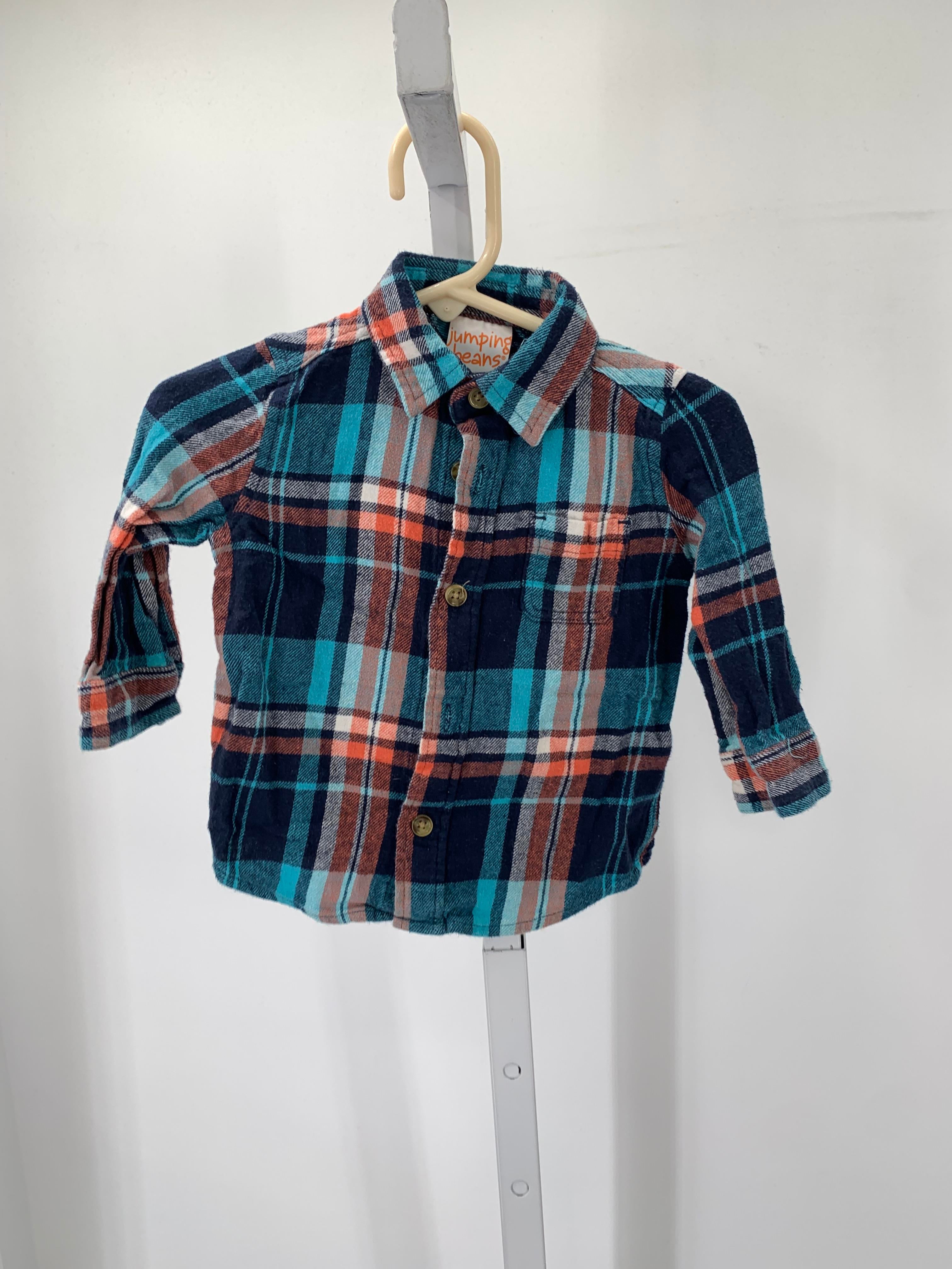 PLAID BTN DOWN