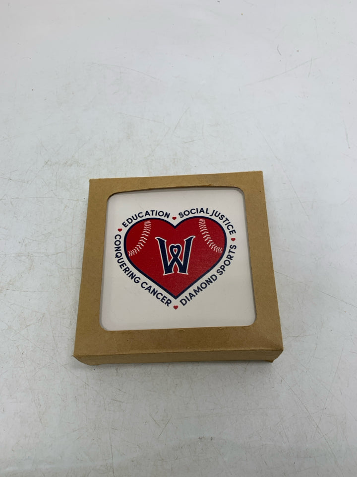 NIP 4 WOO SOXS HEART TILE COASTERS.