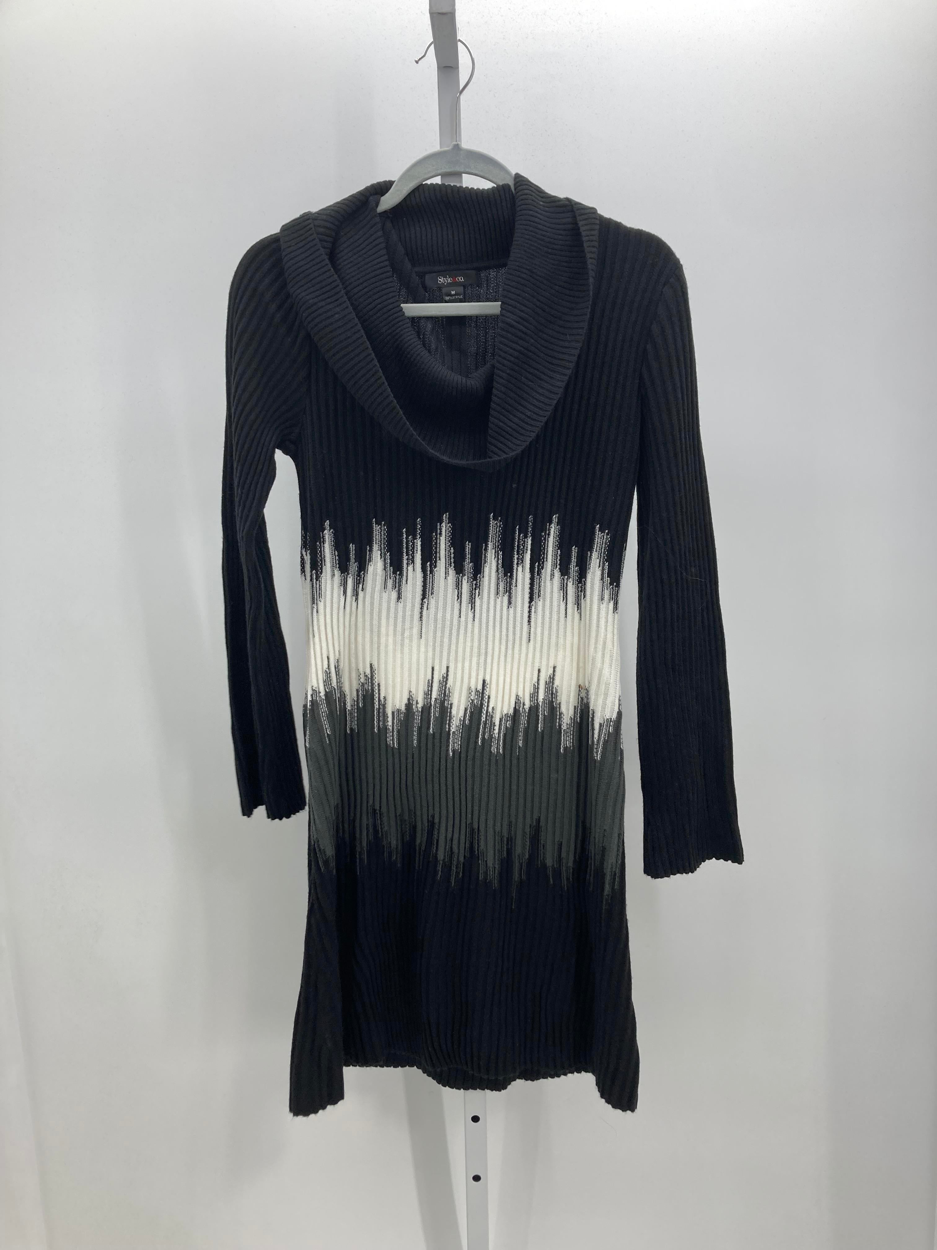 Style & Co. Size Medium Misses Long Sleeve Dress