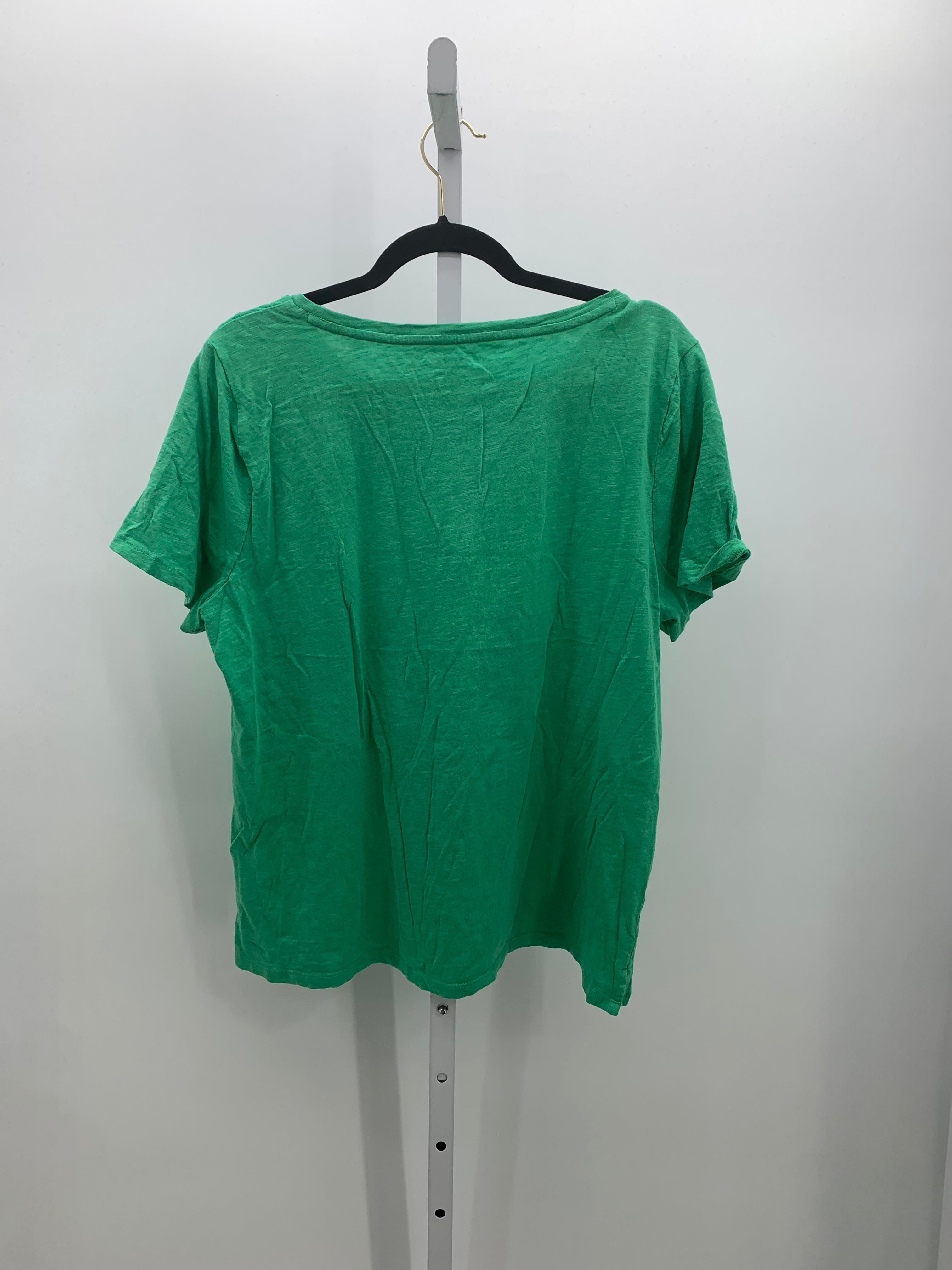 Talbots Size Extra Large Misses Short Sleeve Shirt