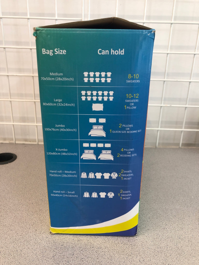 VACUUM STORAGE BAG.