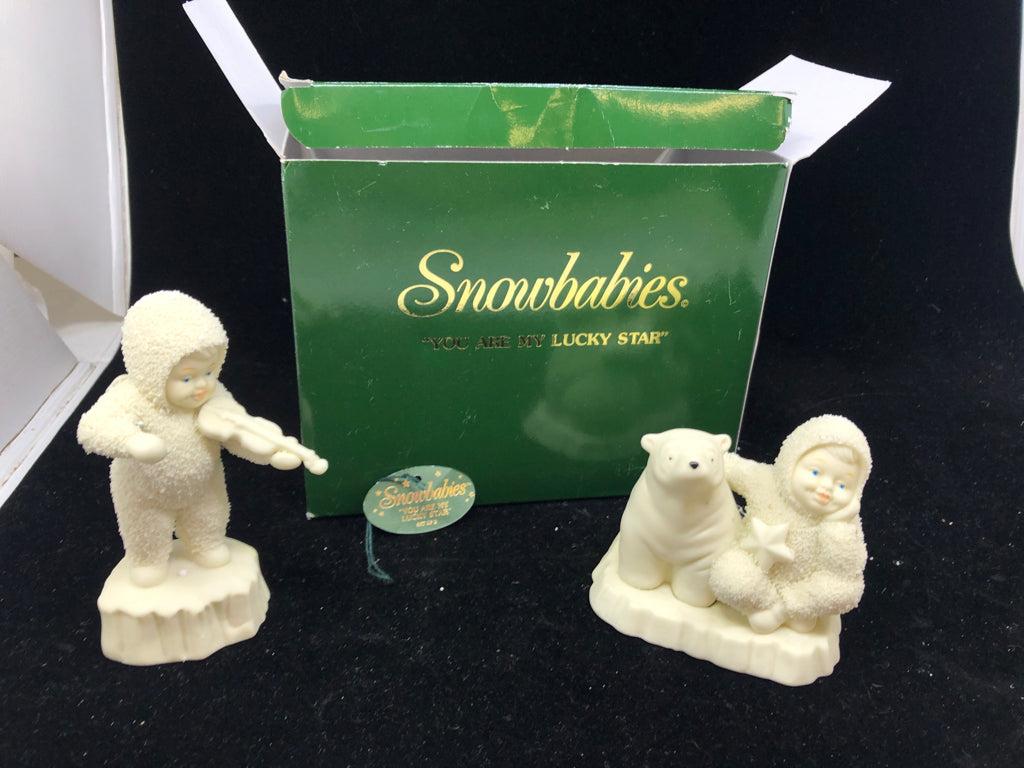 SNOWBABIES YOUR MY LUCKY STAR-2 pc.