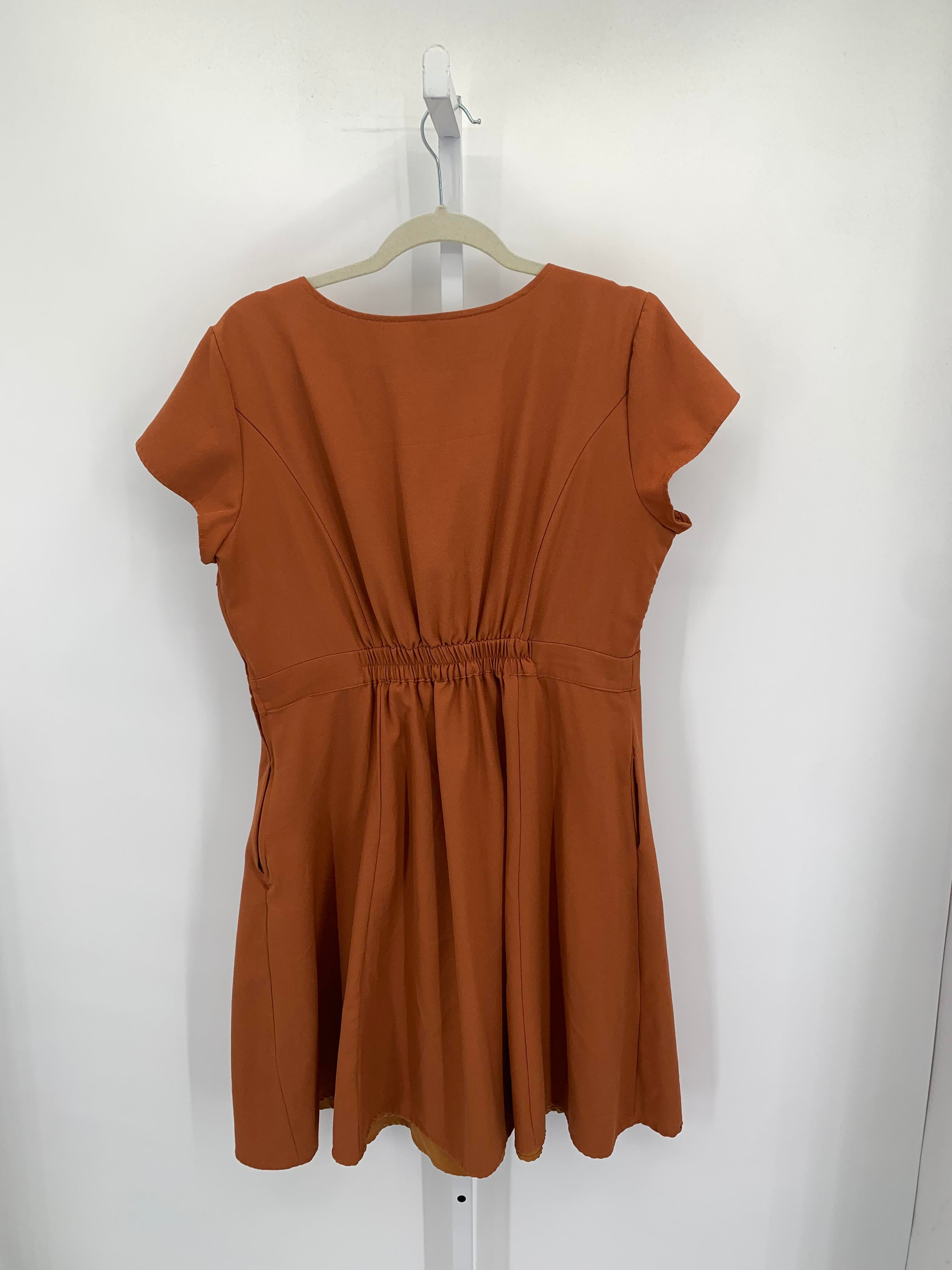 Size Extra Large Misses Short Sleeve Dress