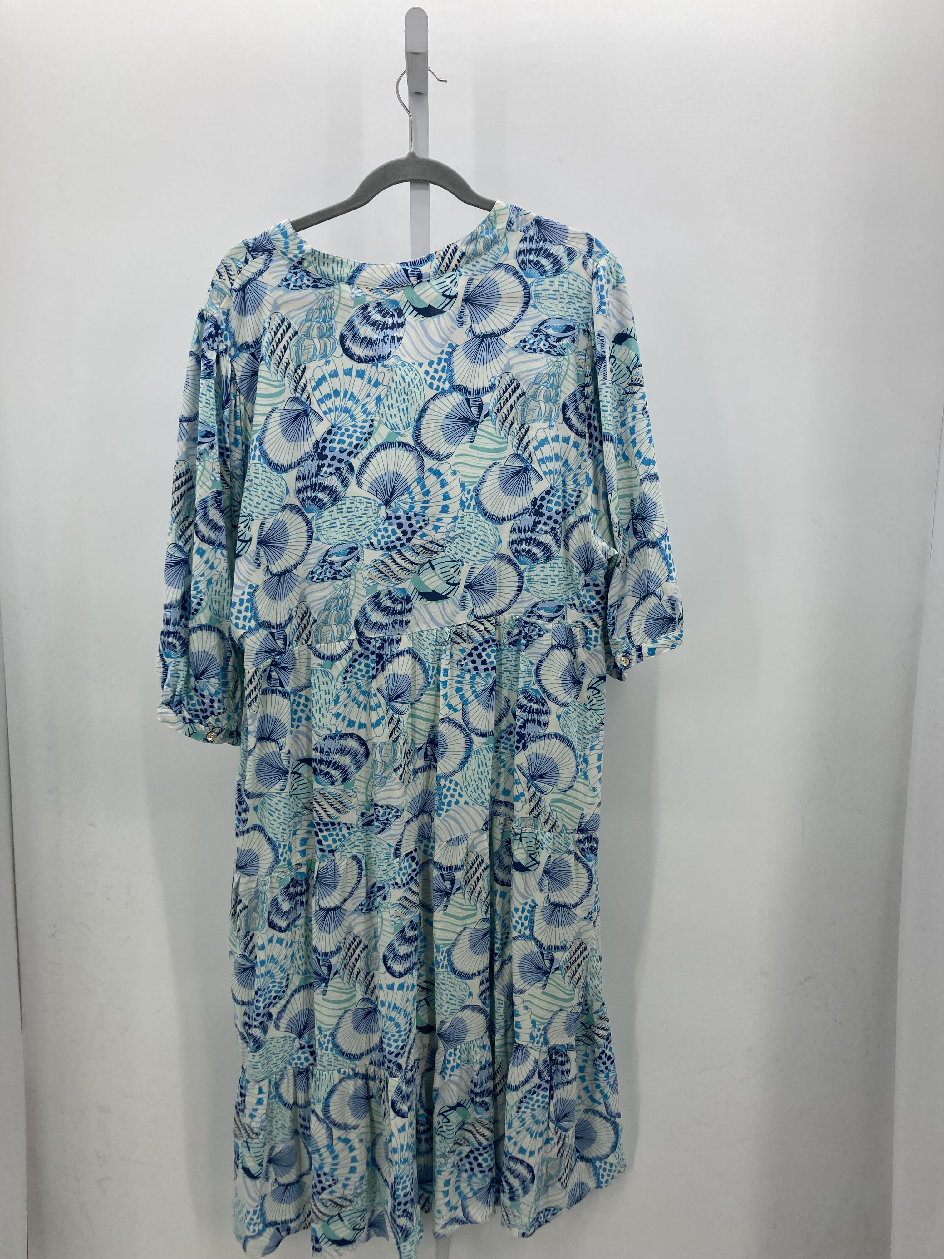 Size XXL Misses Short Sleeve Dress