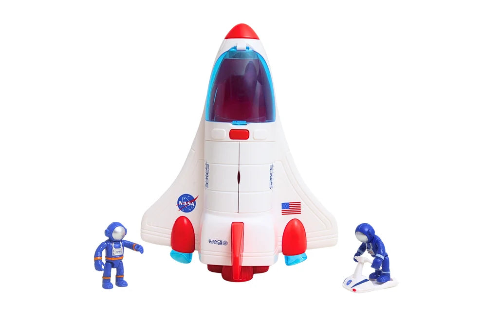 New SPACE ADVENTURE SPACE SHUTTLE W/2 ASTRONAUTS & VEHICLE
