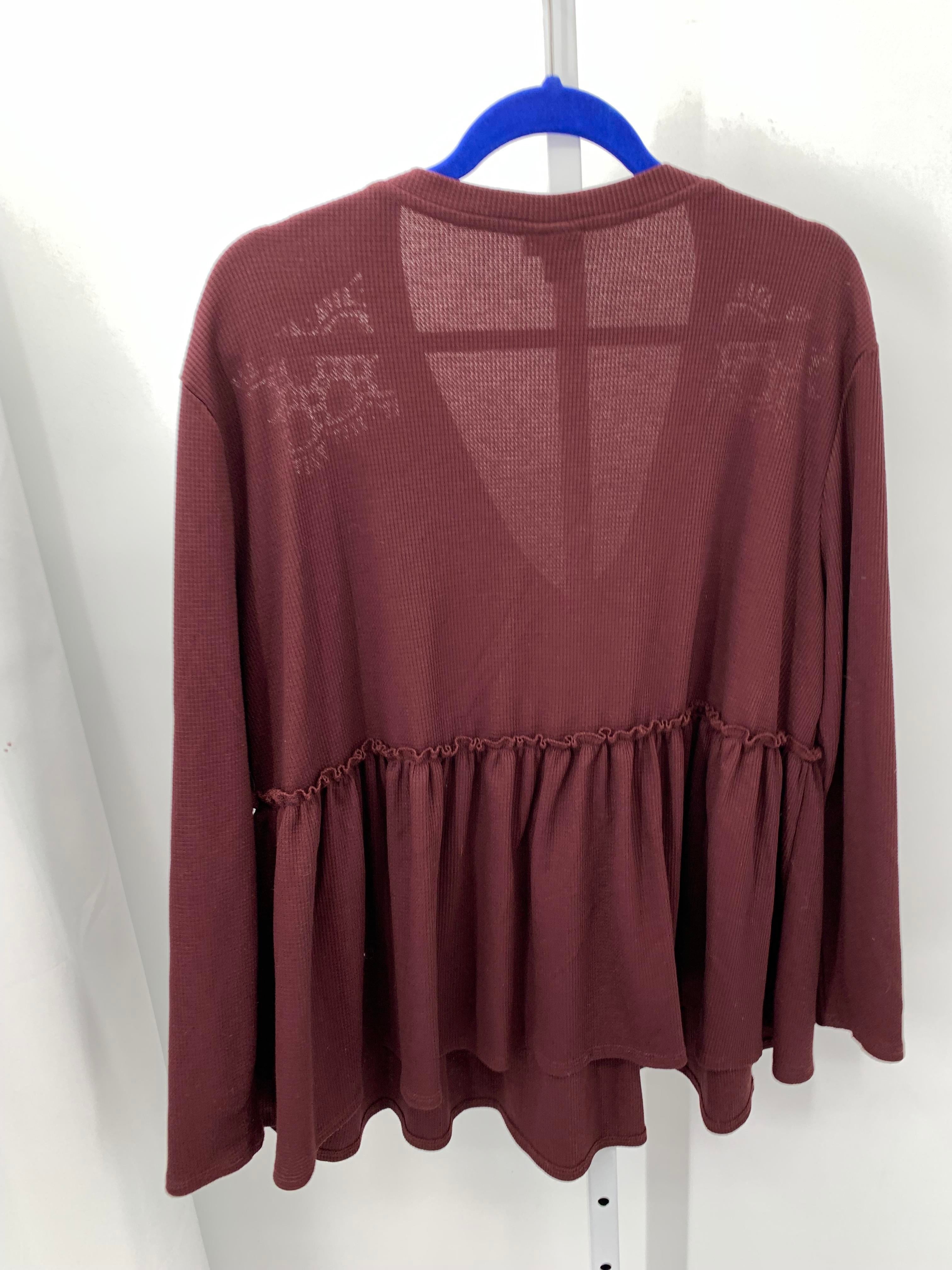 Torrid Size 0X Womens Long Sleeve Shirt