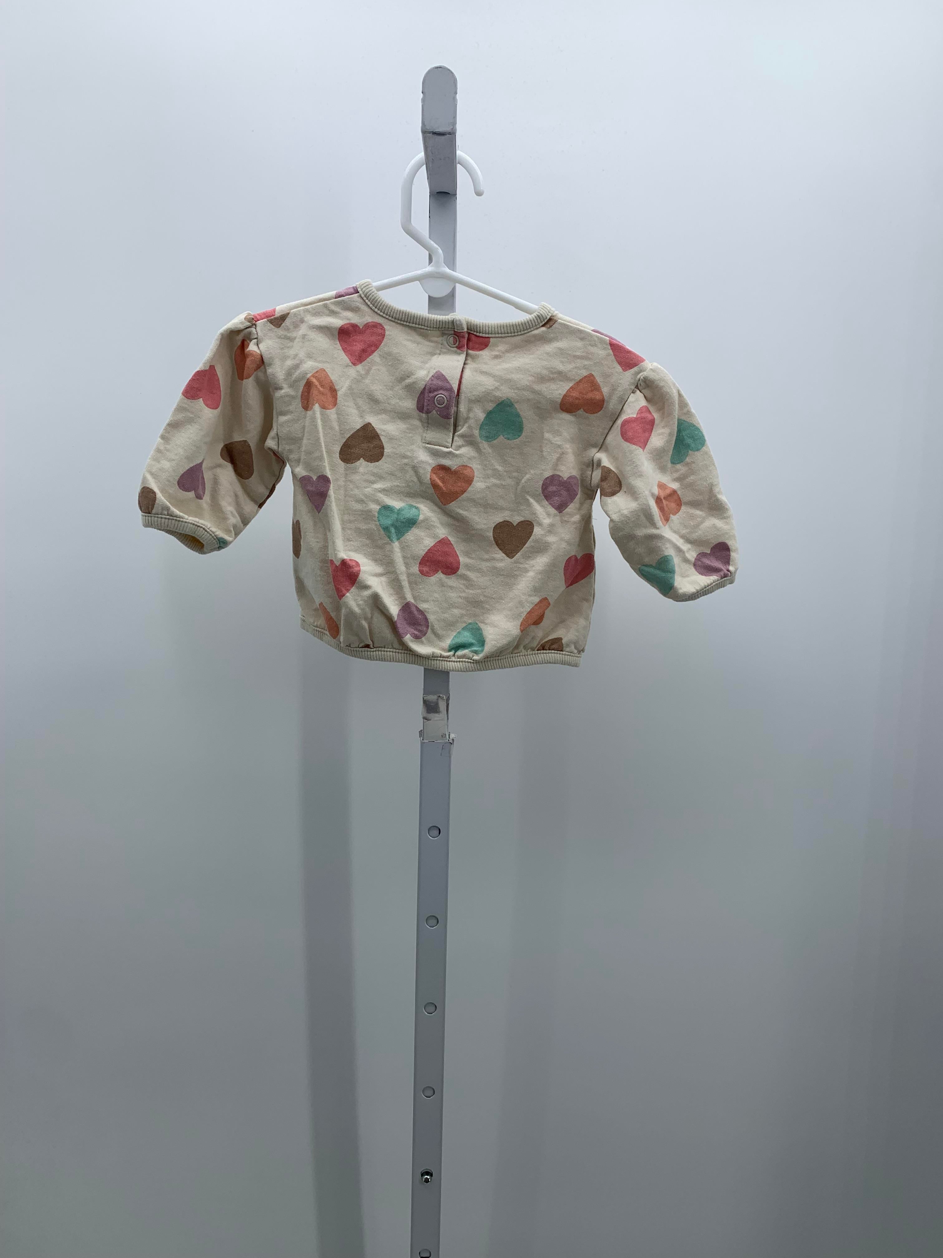 Carters Size 9 Months Girls Long Sleeve Shirt