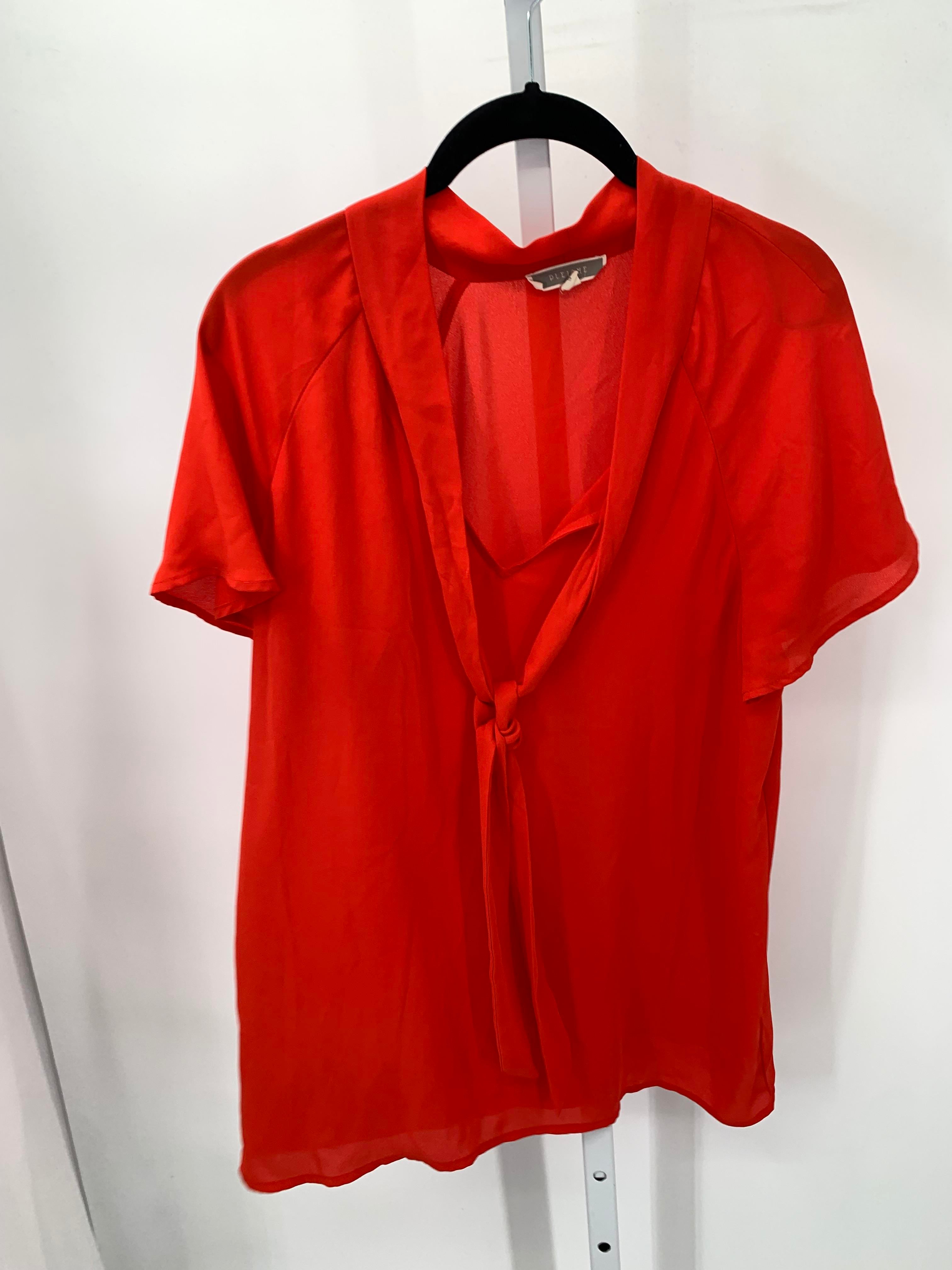 Pleione Size Small Misses Short Sleeve Shirt