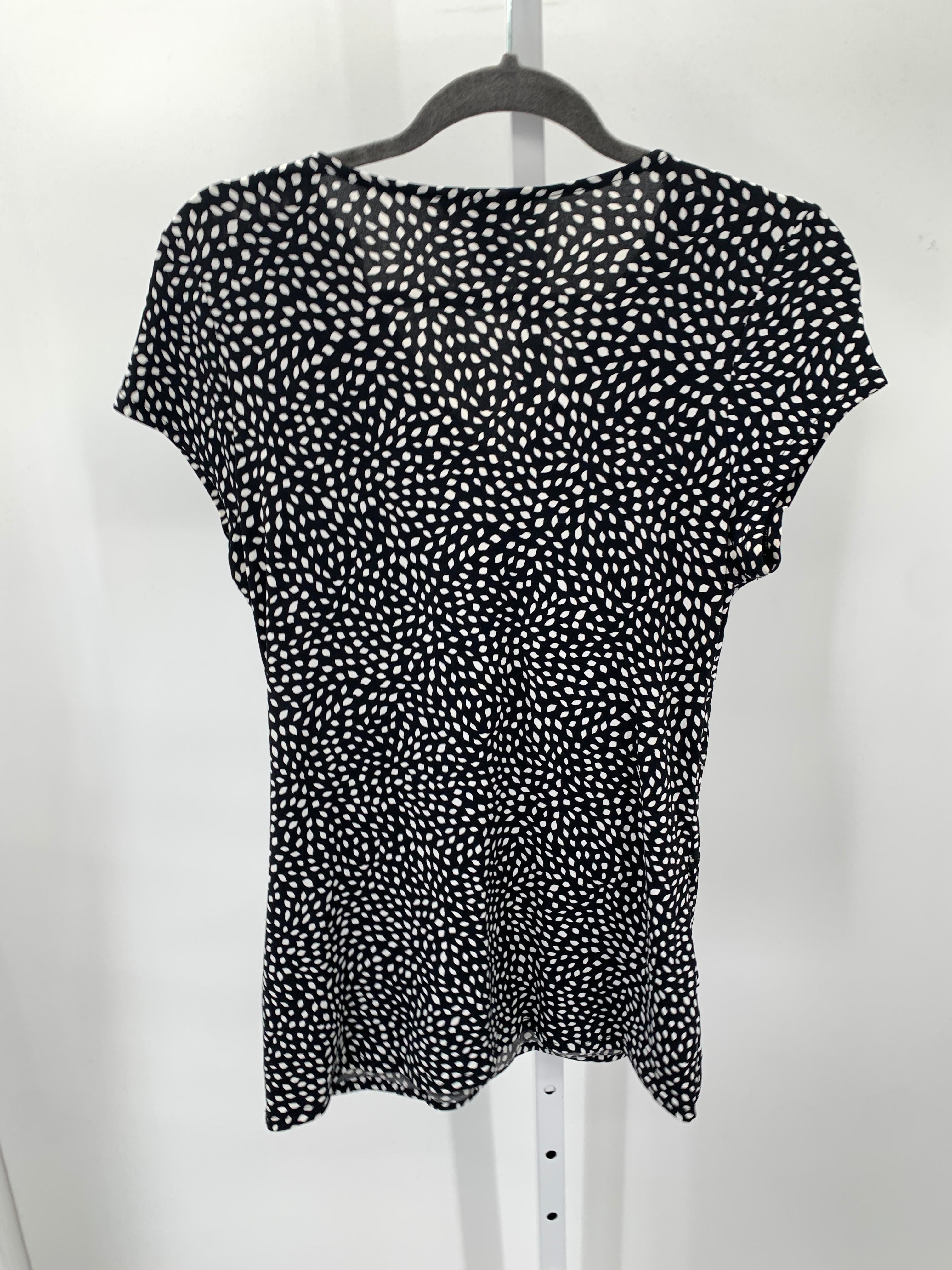 White House Black Size Small Misses Short Sleeve Shirt