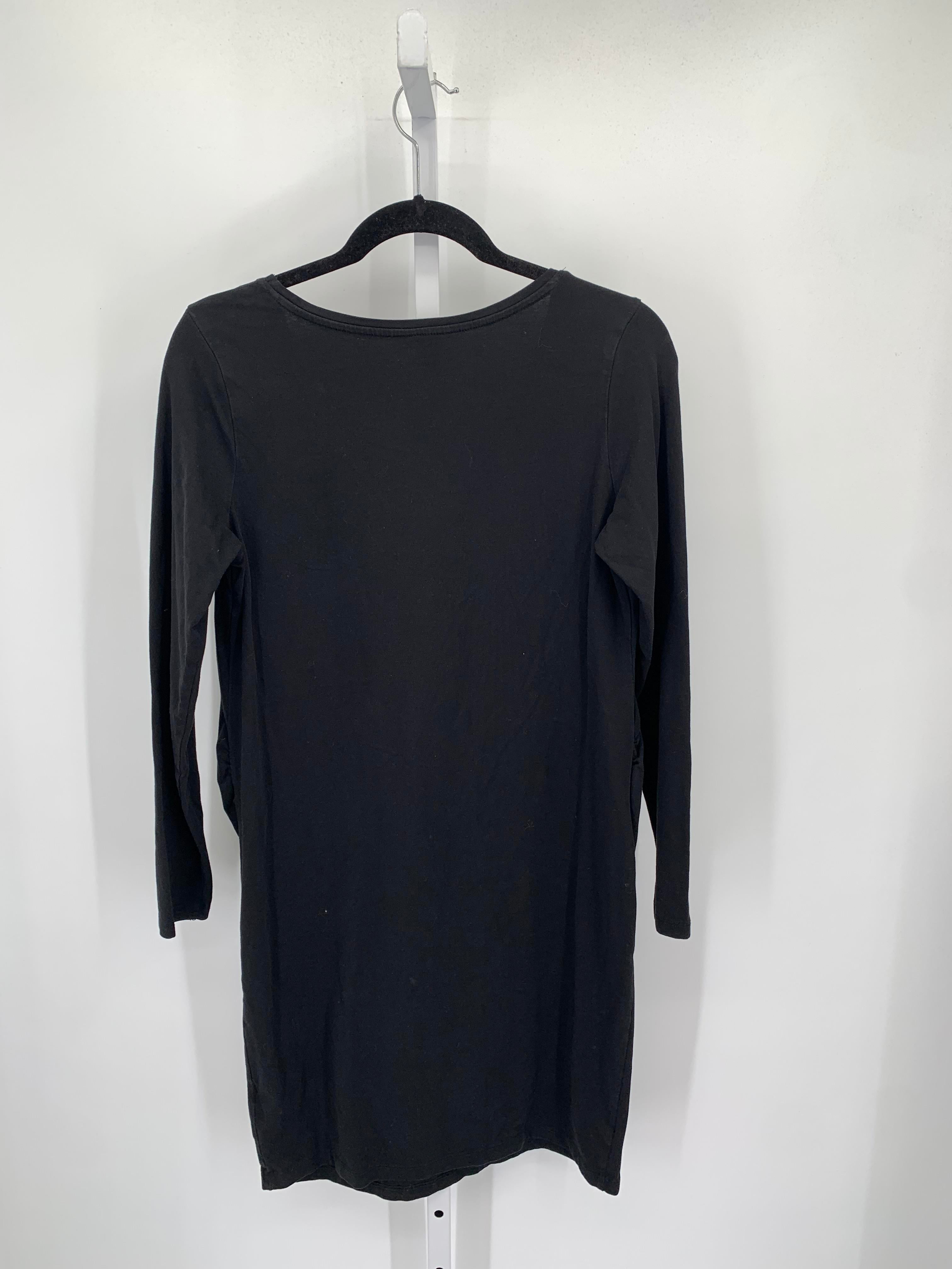 H&M Black Size Large Maternity Long Sleeve Dress