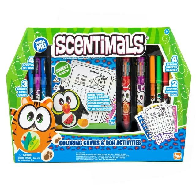 Scentimals Coloring Games & Doh Activities