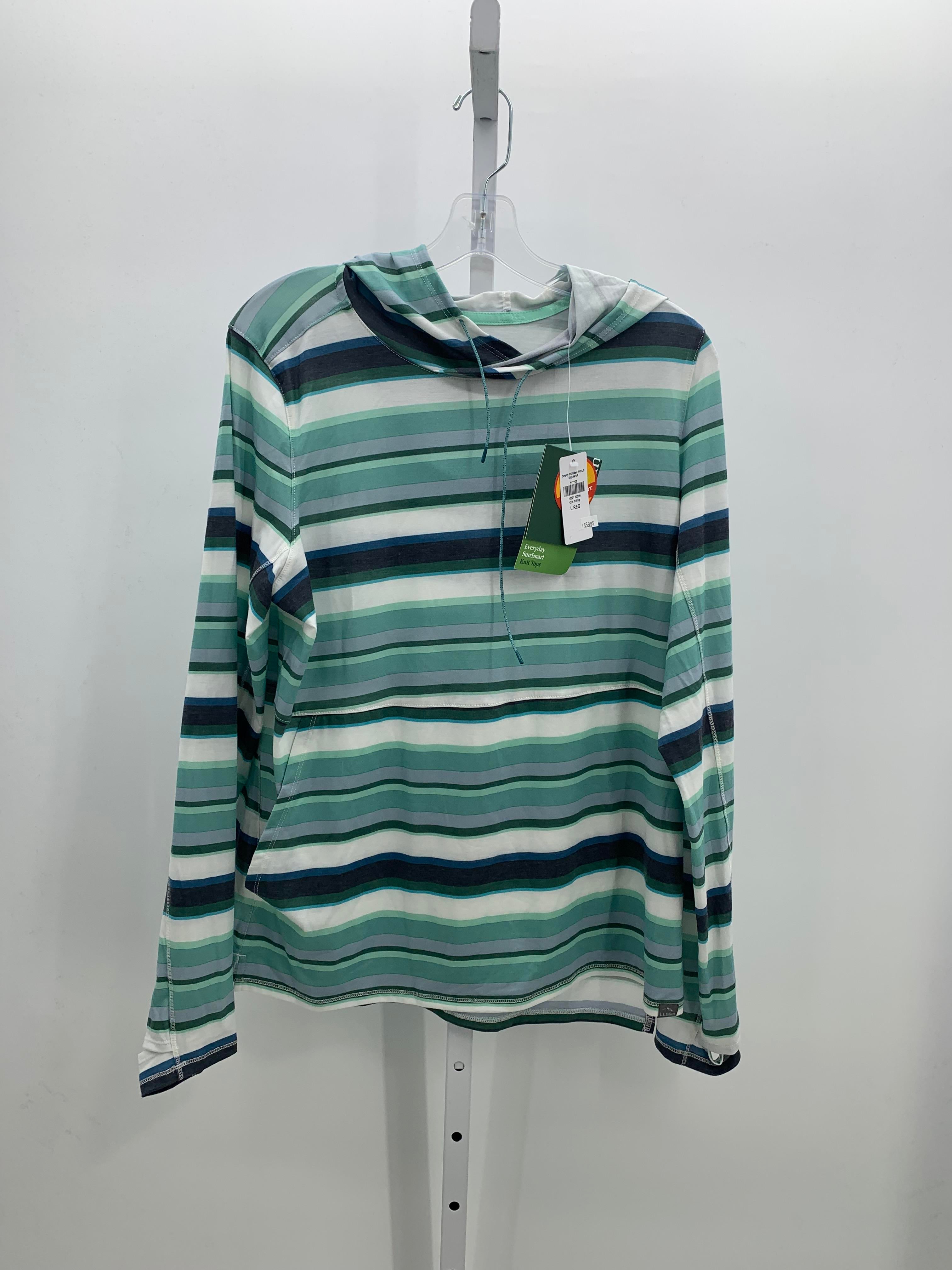 LL Bean Size Large Misses Long Sleeve Shirt