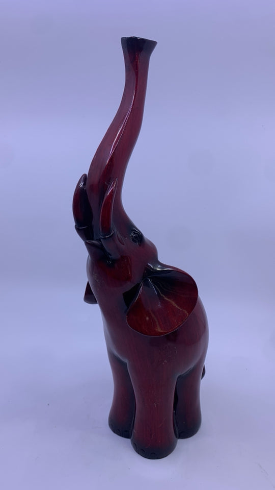 CHERRY WOOD ELEPHANT DECOR.