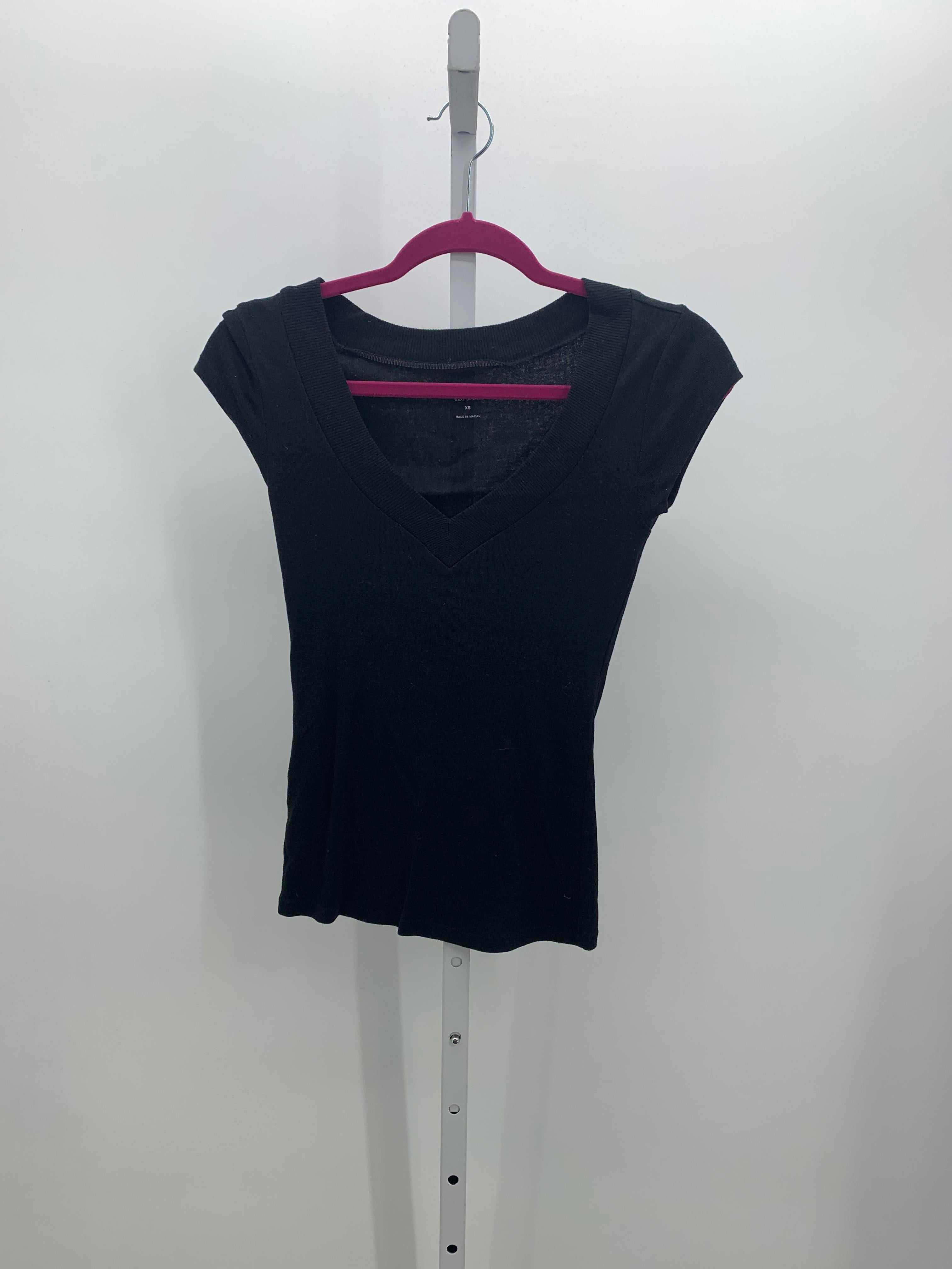 Express Size X Small Misses Short Sleeve Shirt