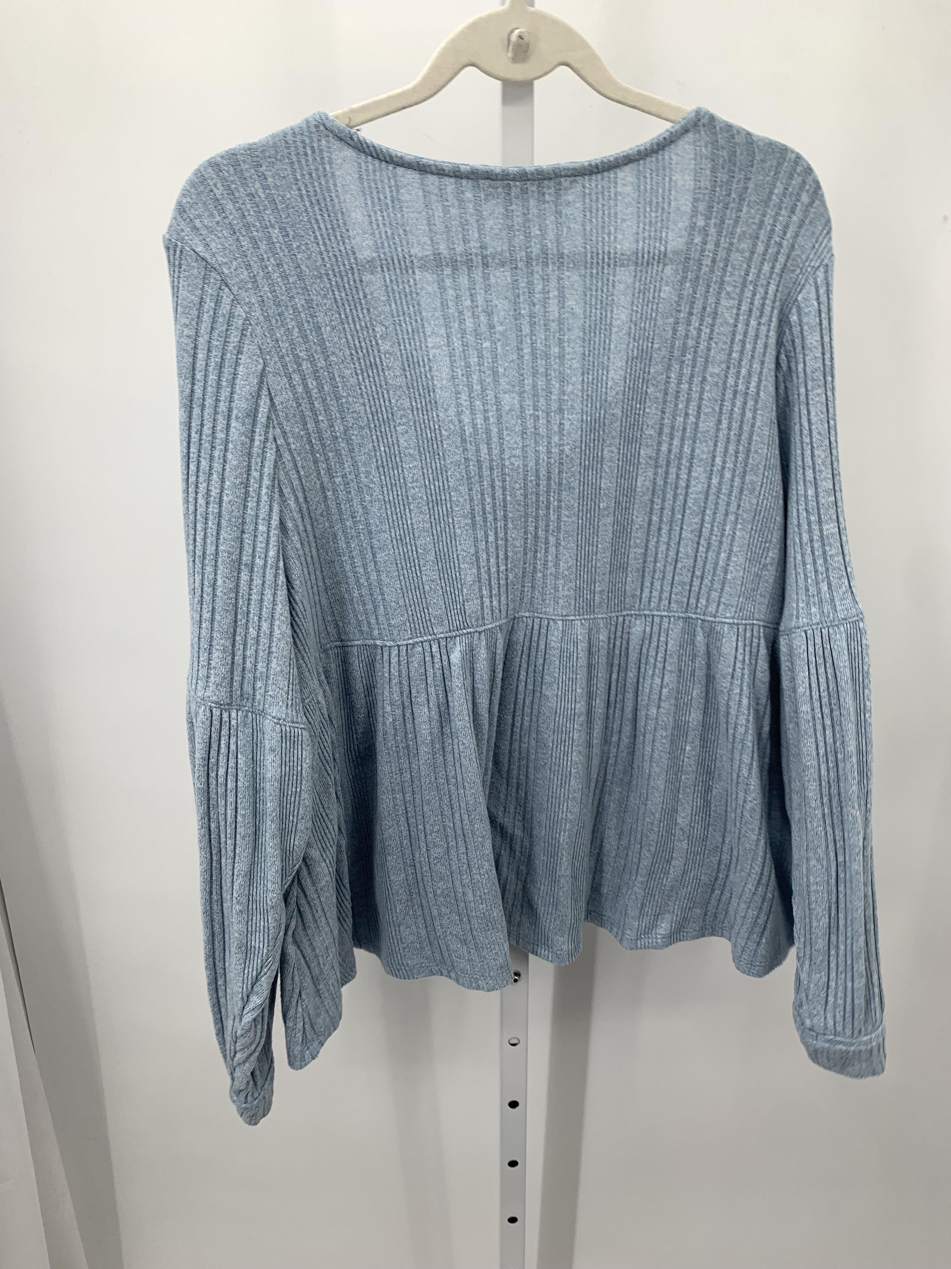 SO Size Large Juniors Long Sleeve Shirt