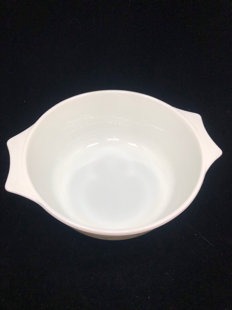 LG BLUE IRIS PYREX CASSEROLE DISH.