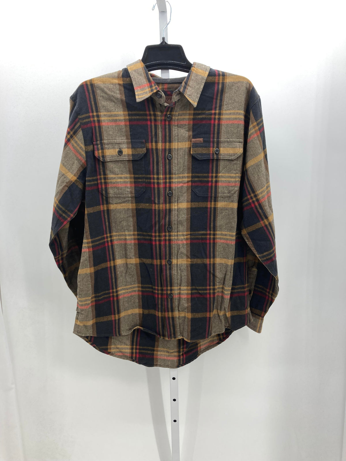 PLAID BTN DOWN