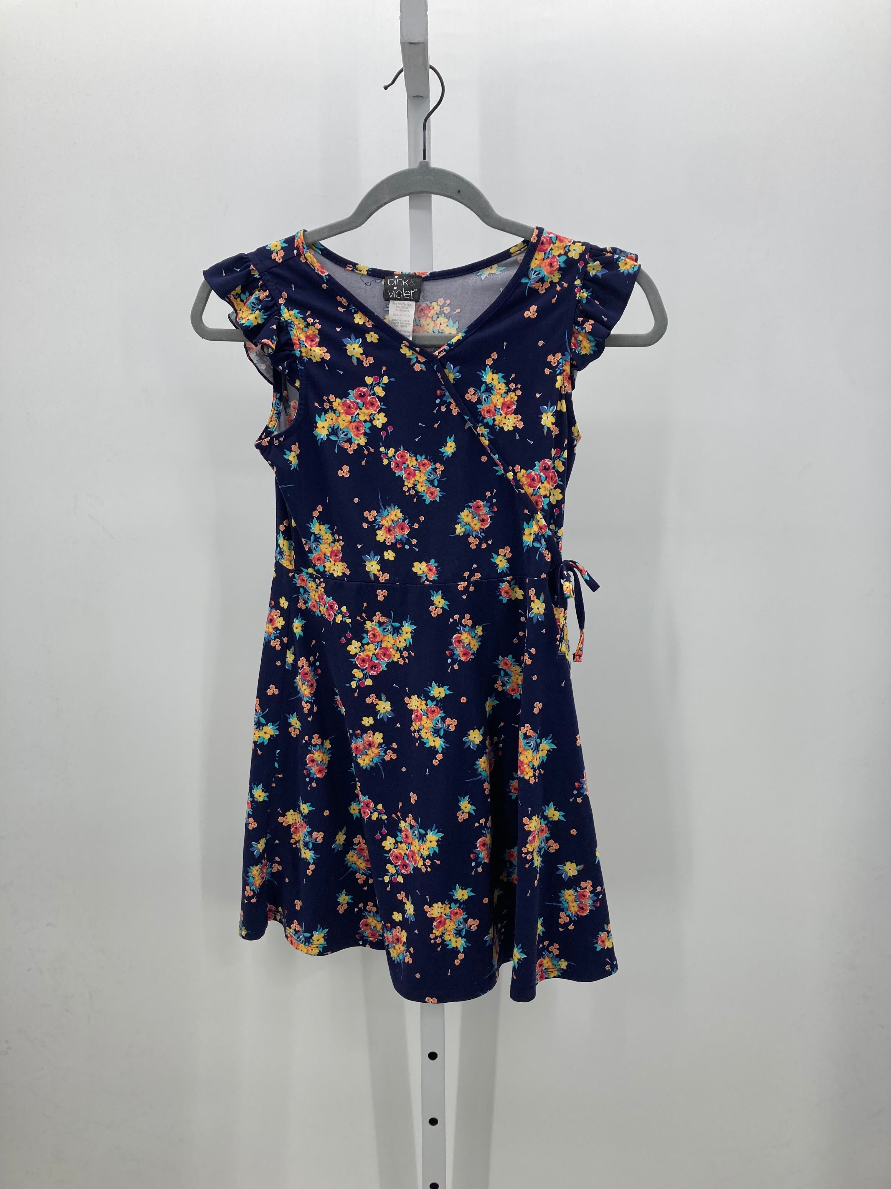 Pink & Violet Size 10-12 Girls Sleeveless Dress
