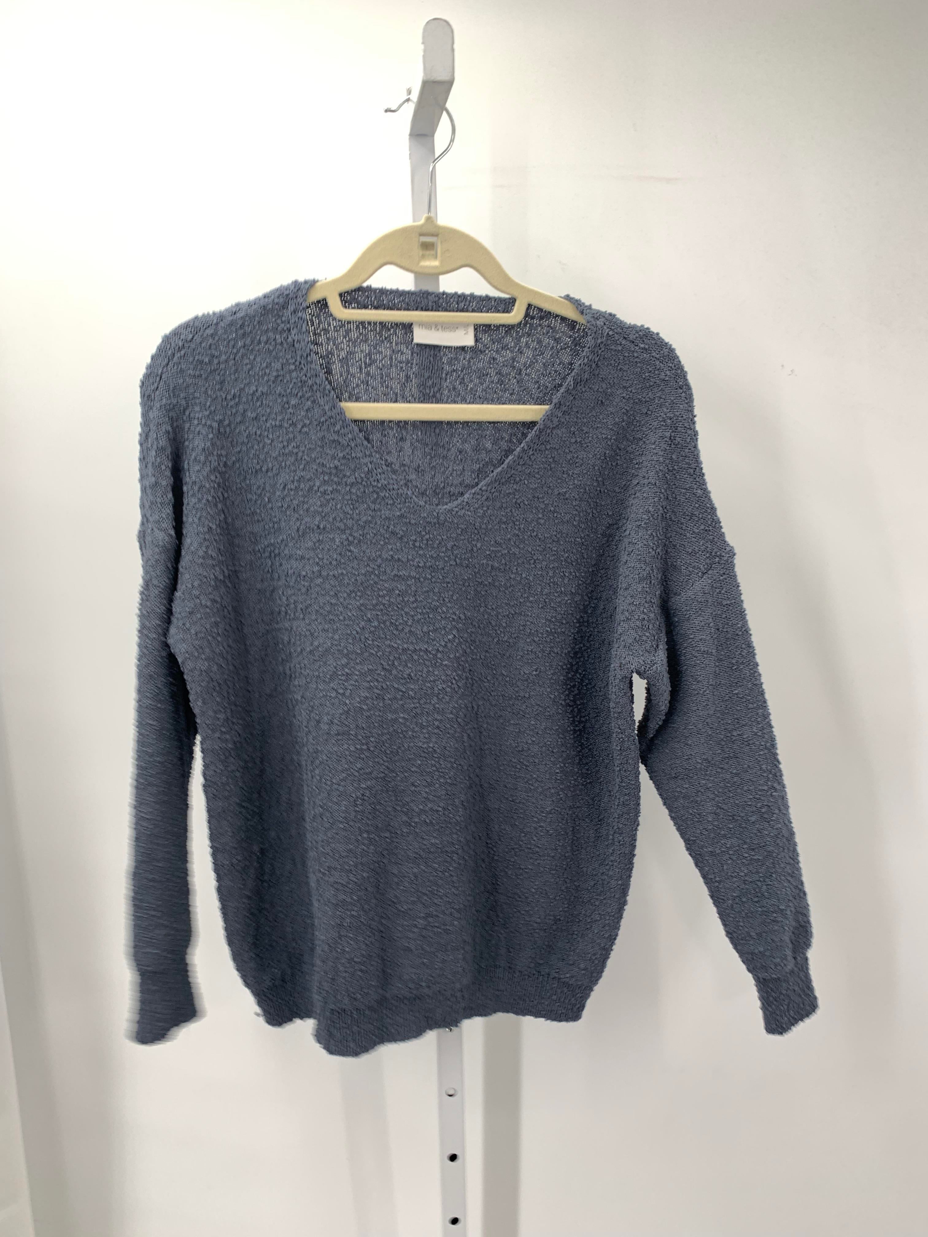 Mia & Tess Size Medium Misses Long Slv Sweater