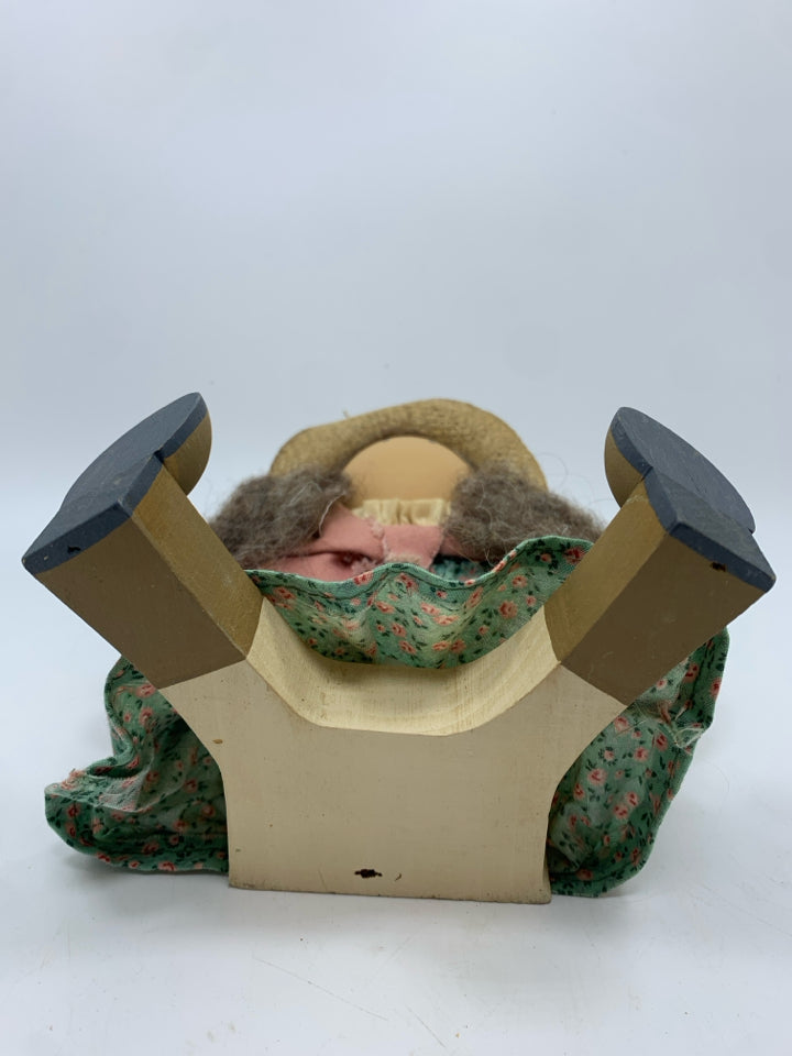 LIZZIE HIGH SITTING GIRL FIGURE.