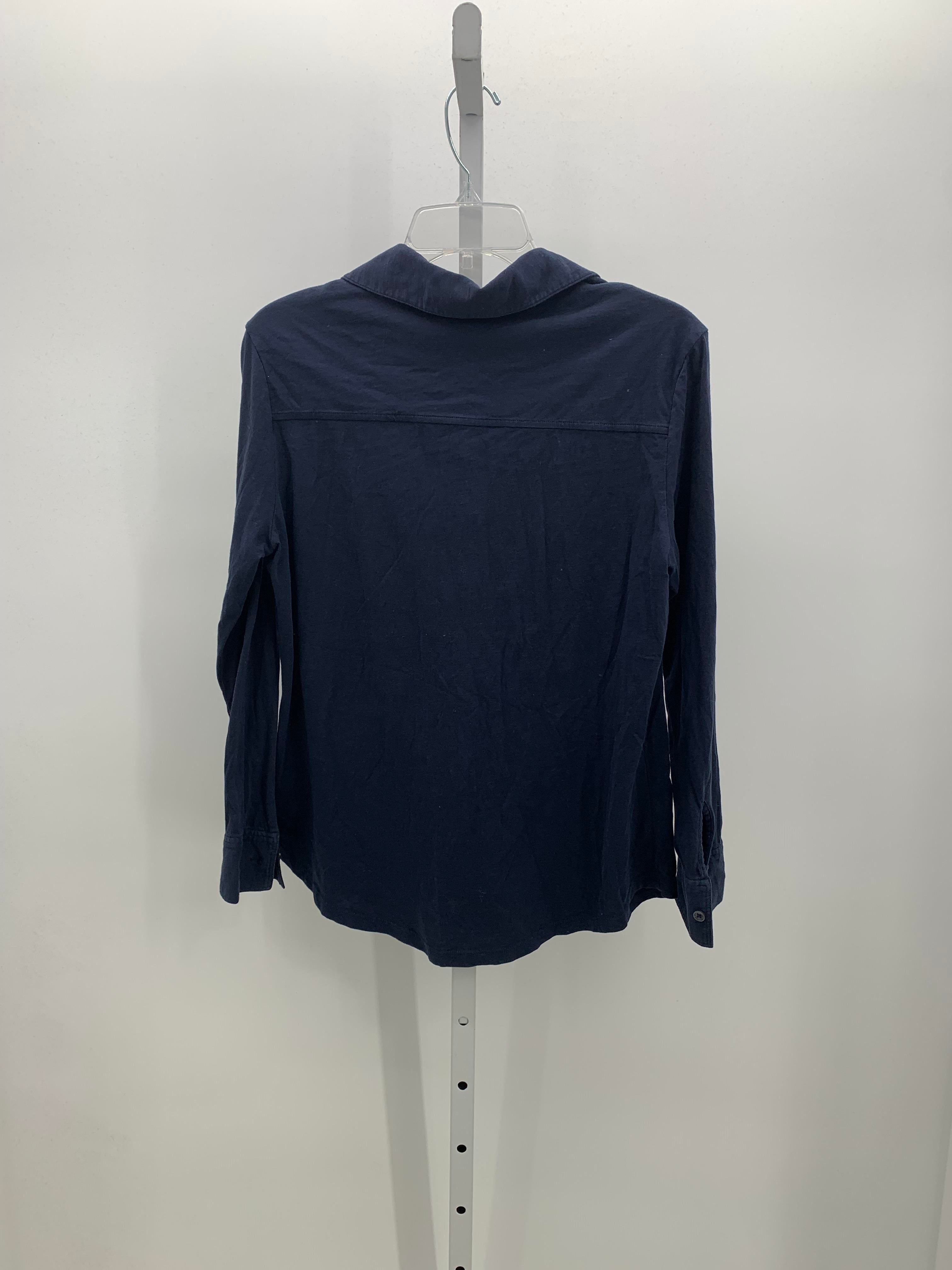 Theory Size Large Juniors Long Sleeve Shirt