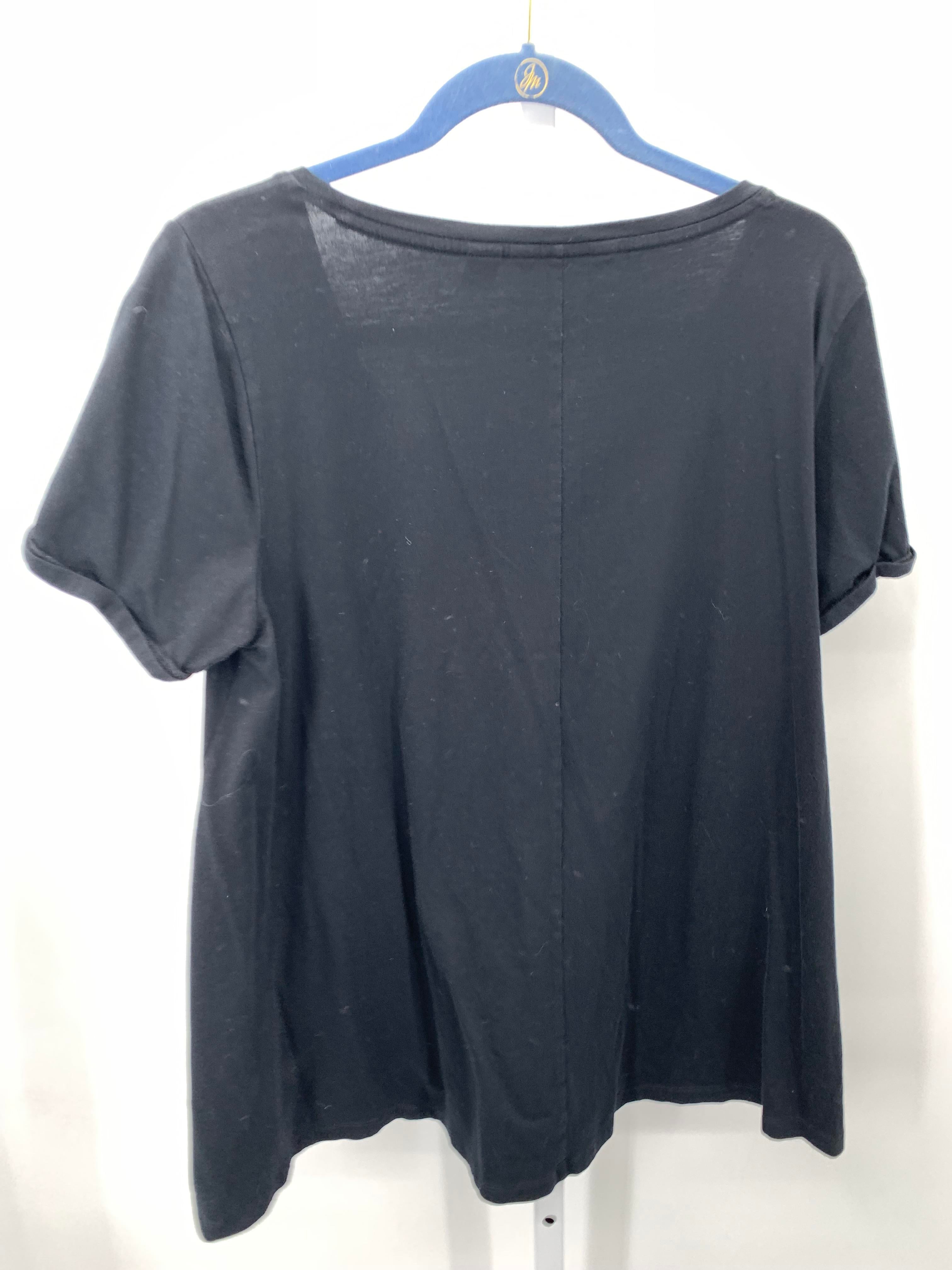 Lands End Size Large Misses Short Sleeve Shirt