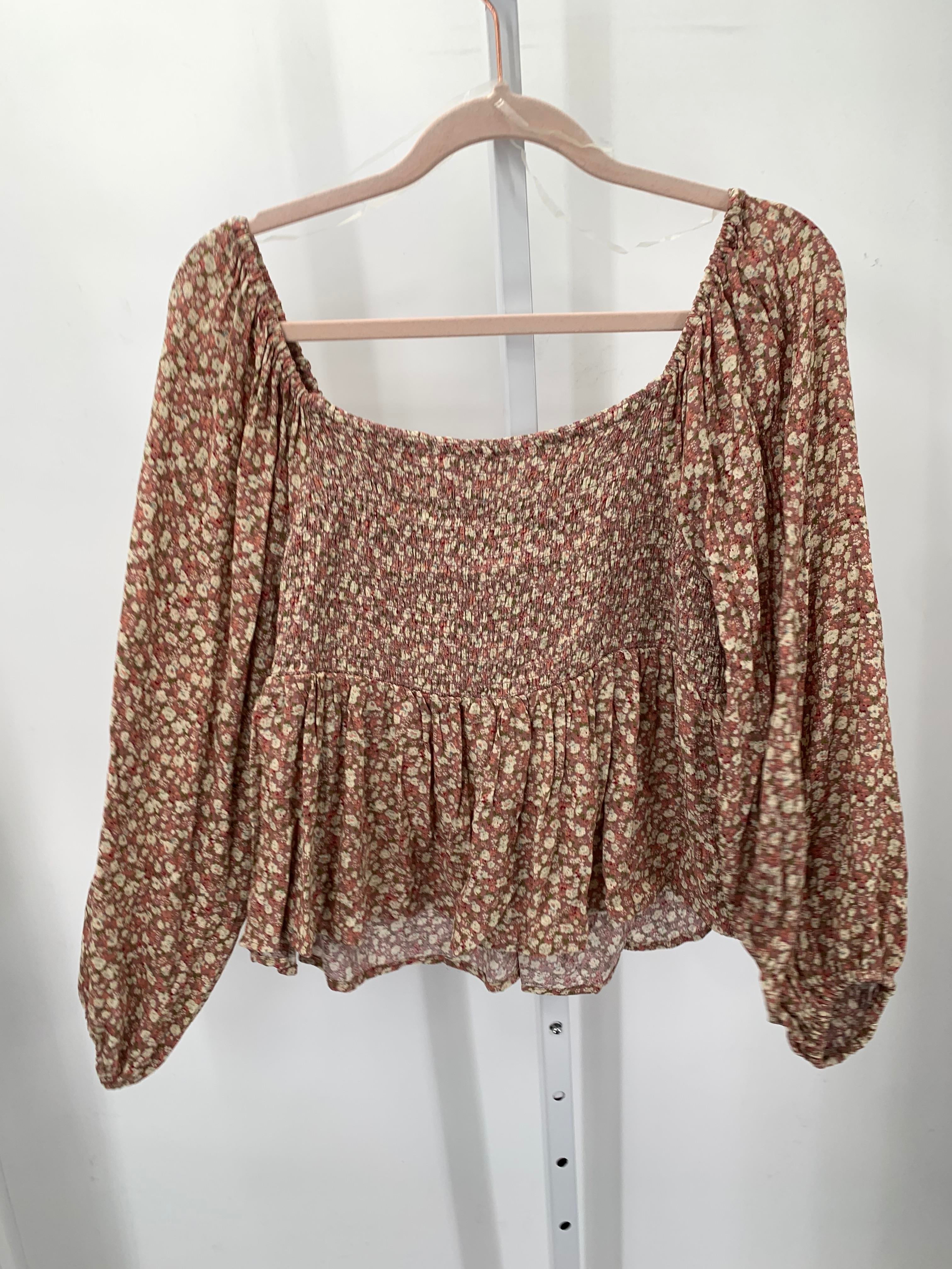 American Eagle Size Extra Large Juniors Long Sleeve Shirt