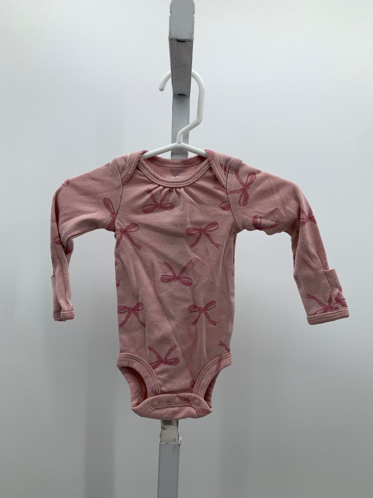 Carters Size Newborn Girls Long Sleeve Shirt