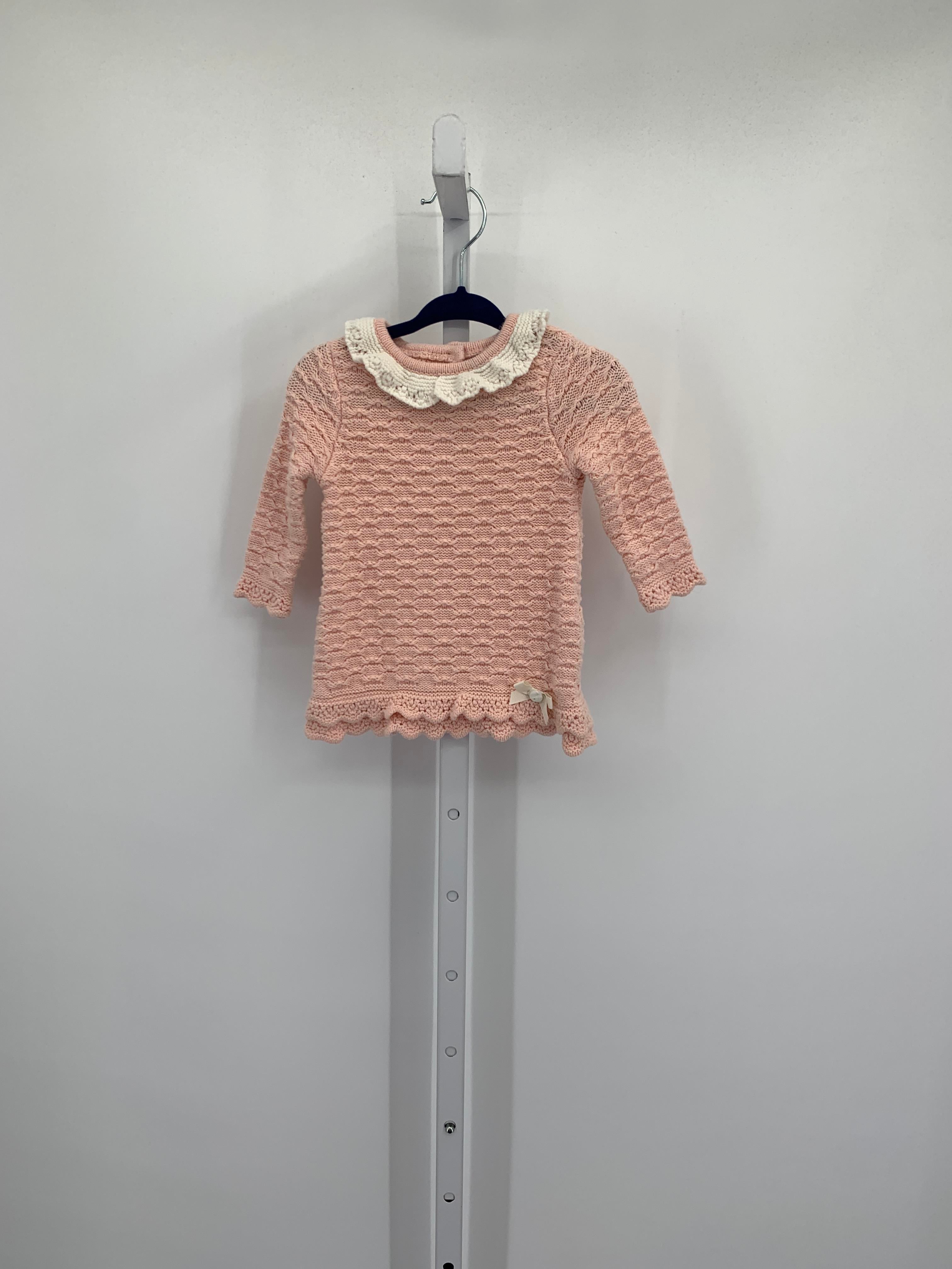 Size 0-3 months Girls Long Sleeve Dress