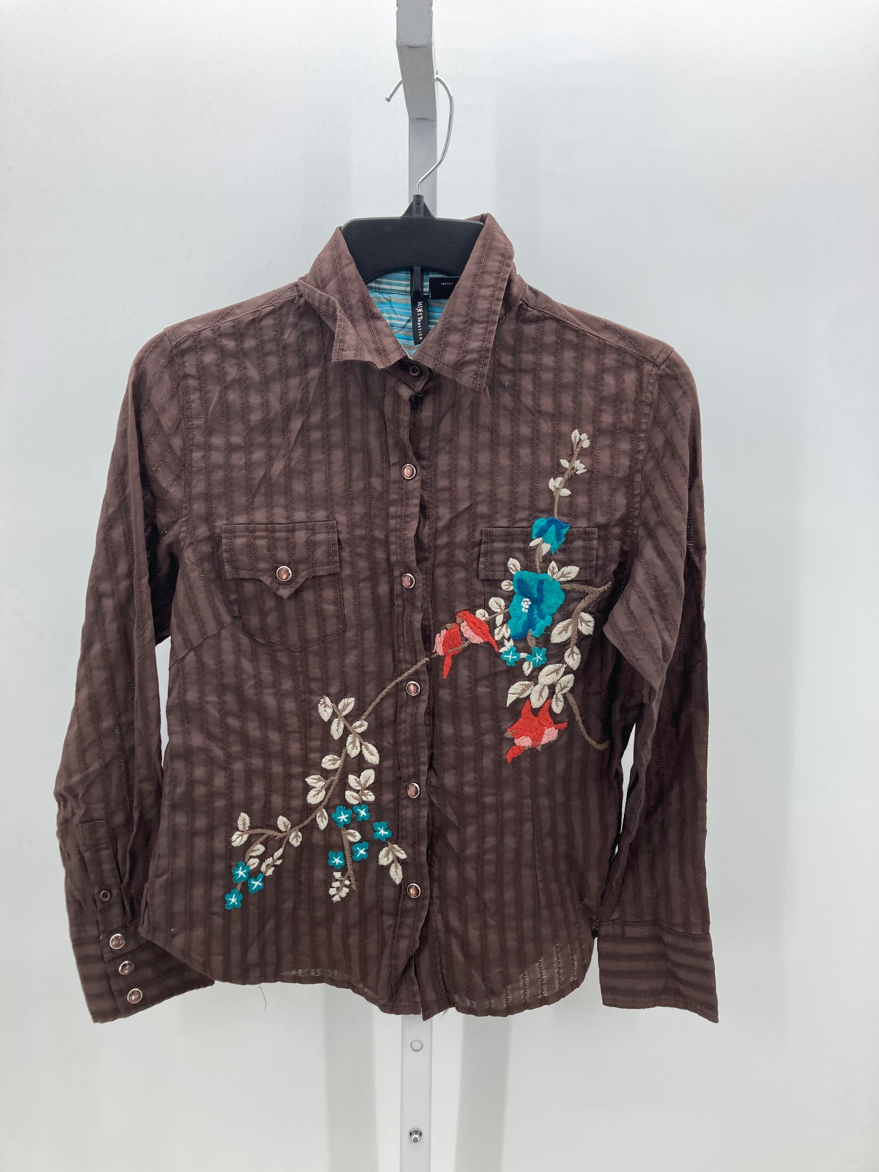 Size Medium Petite Petite Long Sleeve Shirt