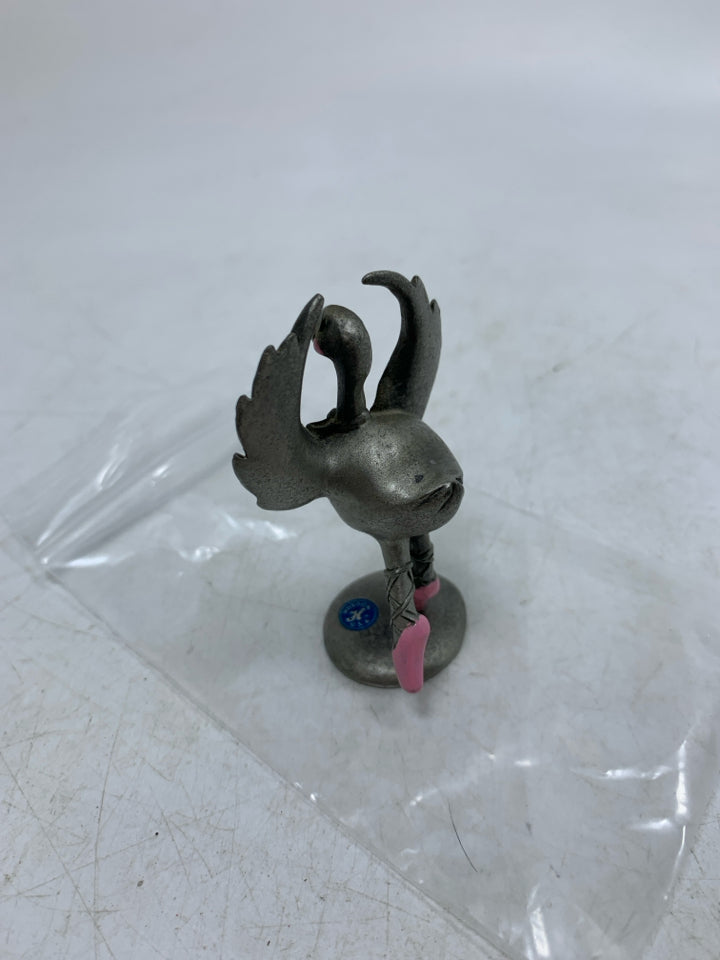OSTRICH DOING BALLET FIGURINE.