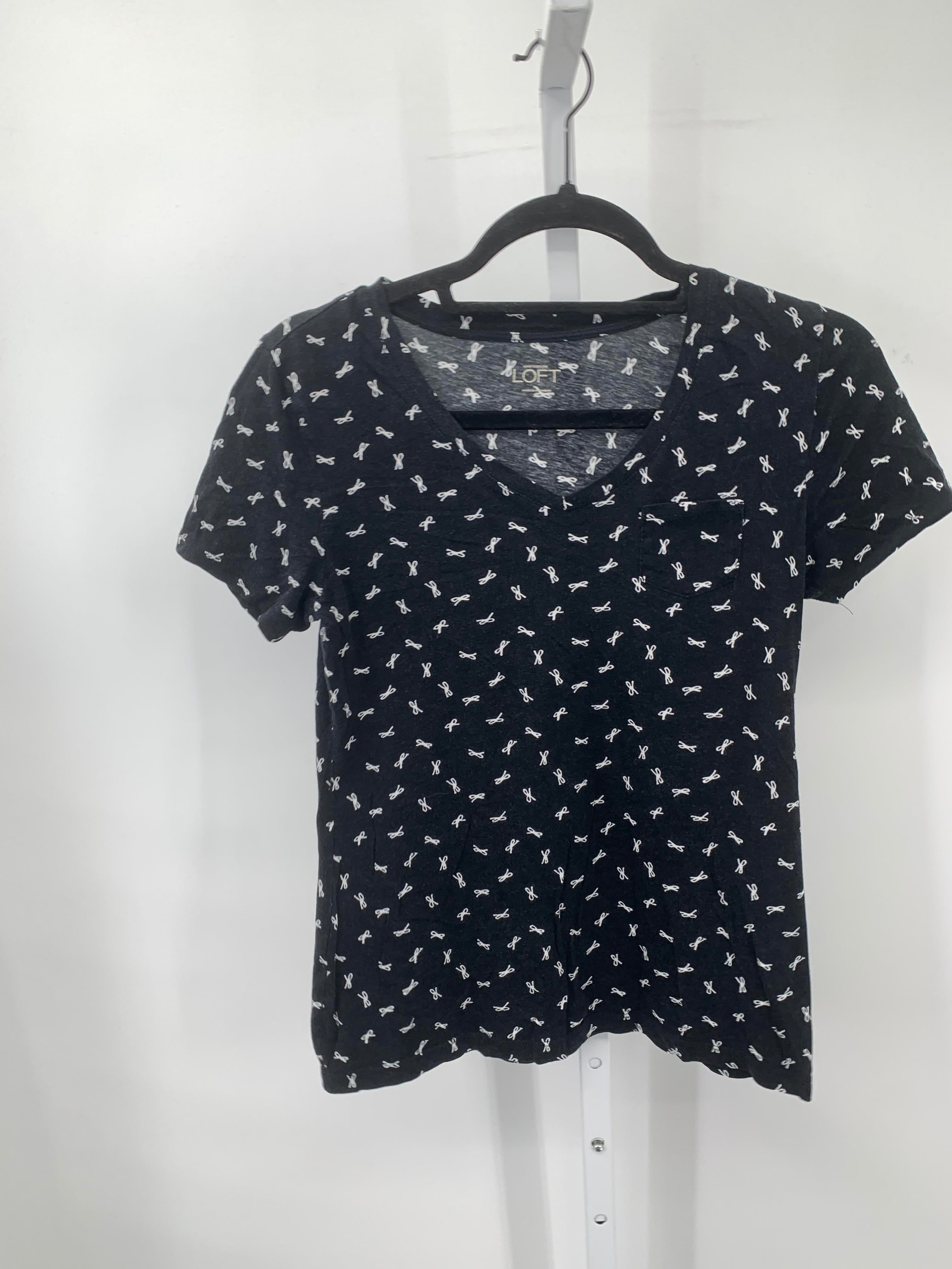Loft Size X Small Misses Short Sleeve Shirt
