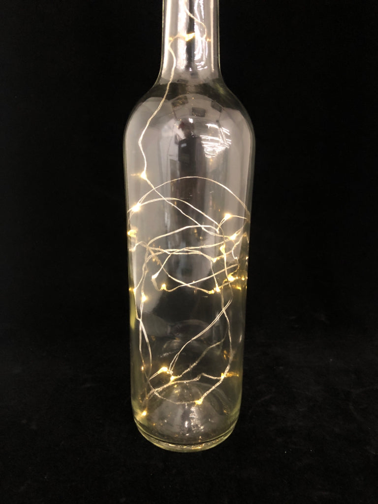 2 LIGHT-UP WINE BOTTLES.