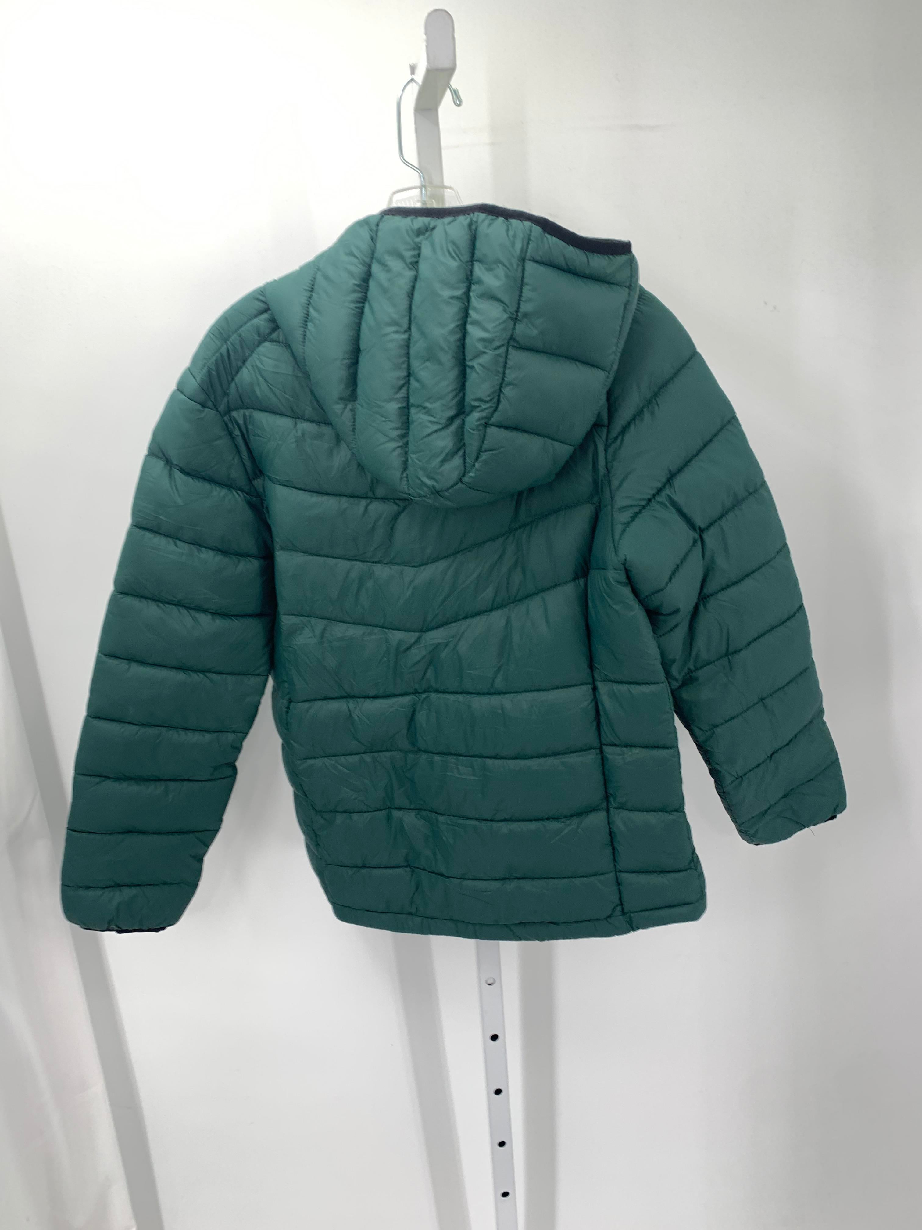 HOODED ZIP PUFF JACKET