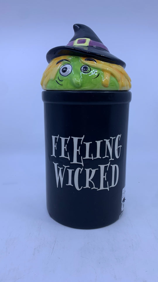 FEELING WICKED WITCH CANISTER.