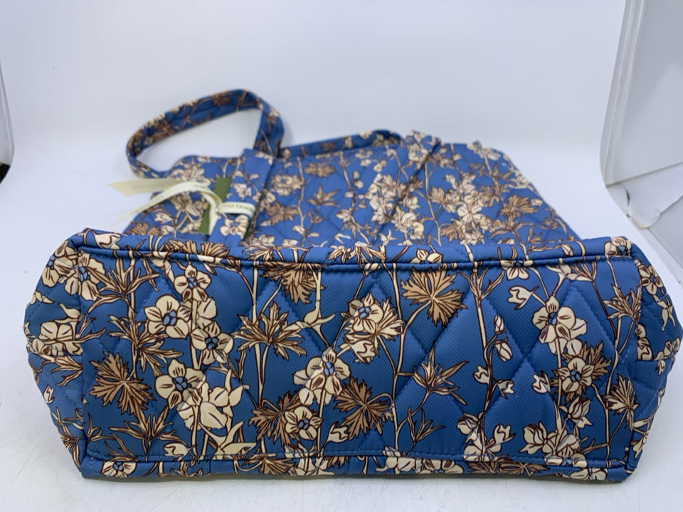 Vera Bradley Small Original Tote in Larkspur Delphinum- New With Tags