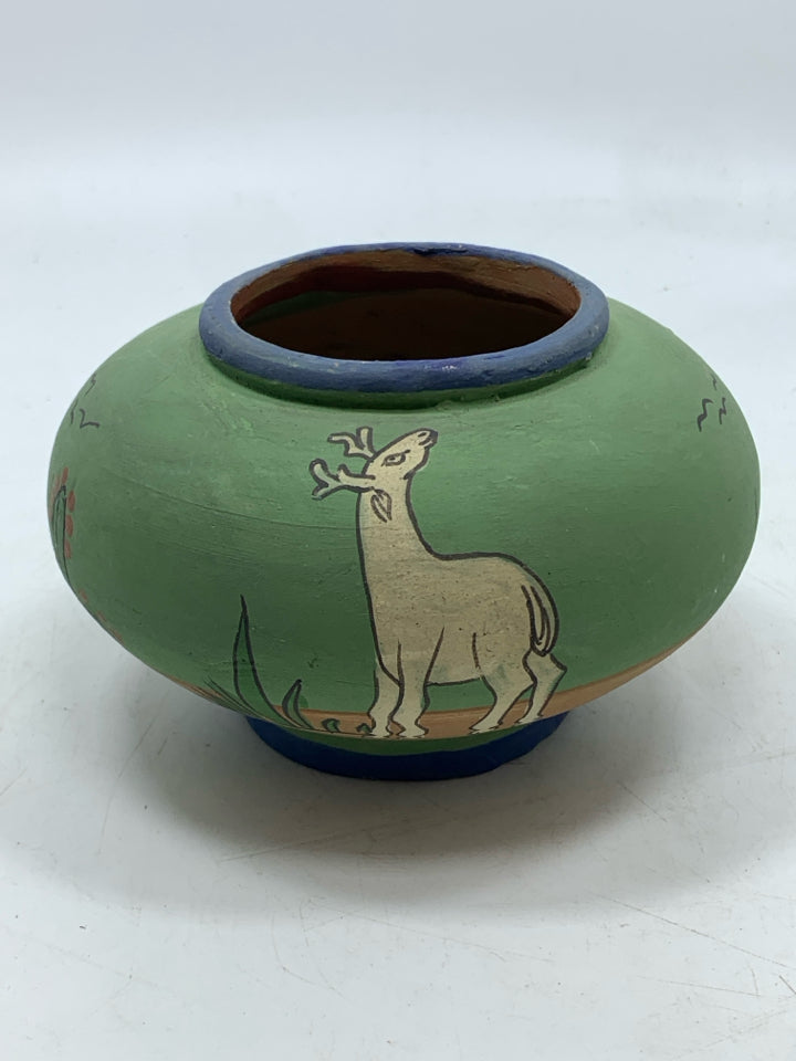 SOUTHWESTERN DESERT SCENE VASE- MEXICO.