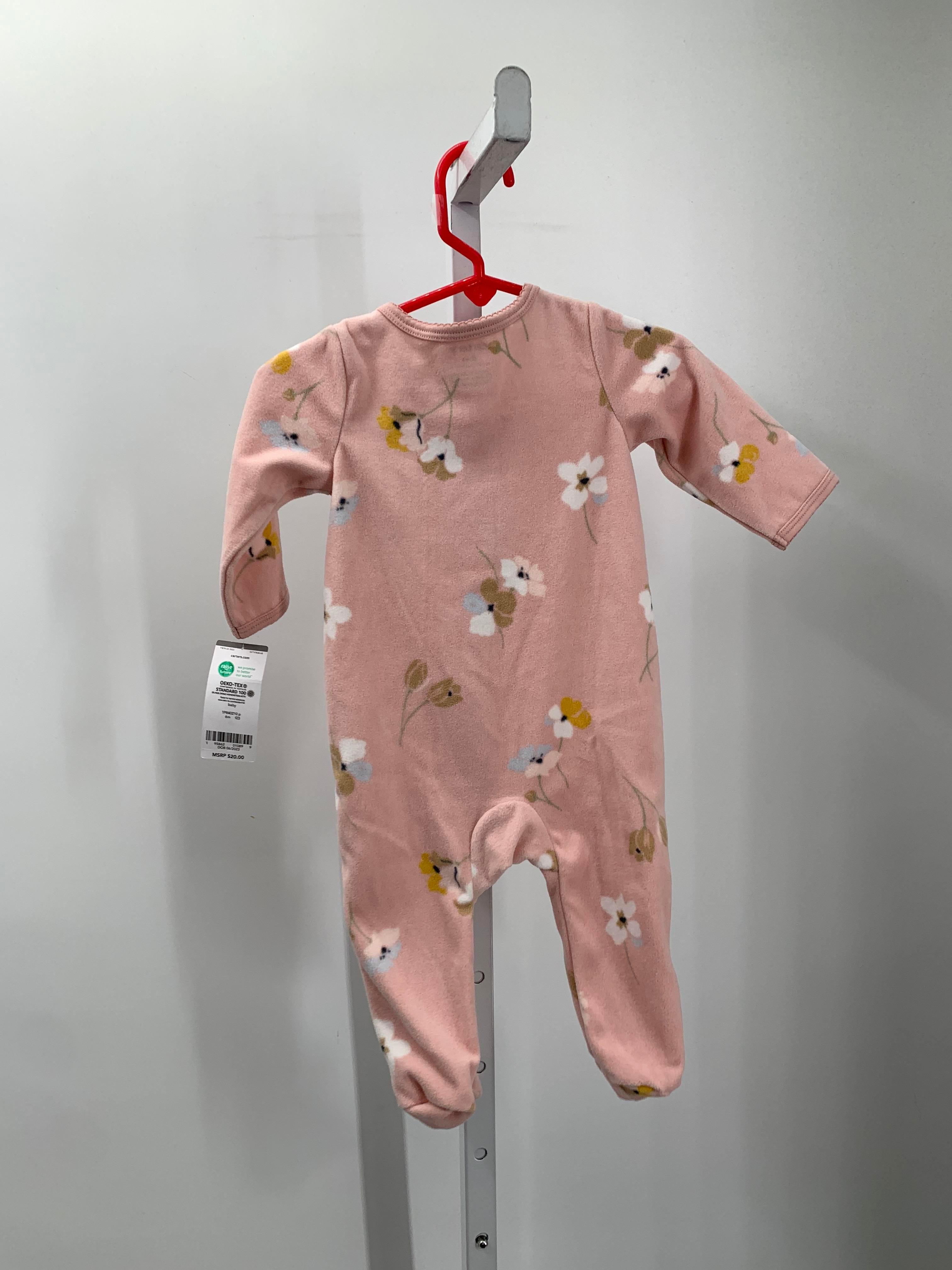 Carters Size 6 Months Girls Long Slv. Romper