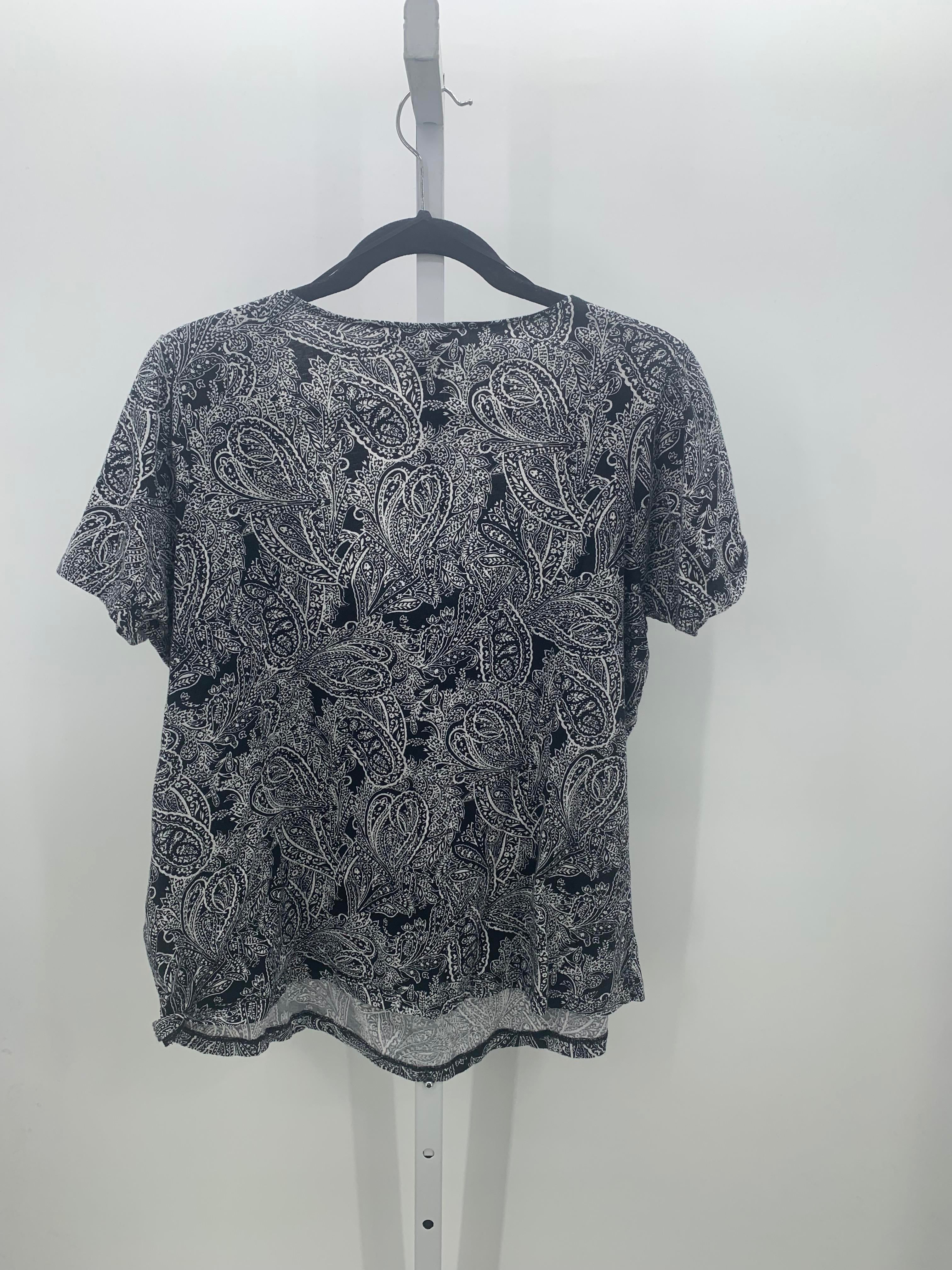 Jones New York Size 1X Womens Short Sleeve Shirt