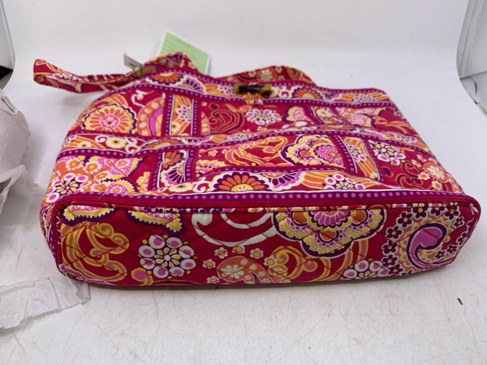 Vera Bradley Small Tic Tac Tote in Raspberry Fizz- New With Tags